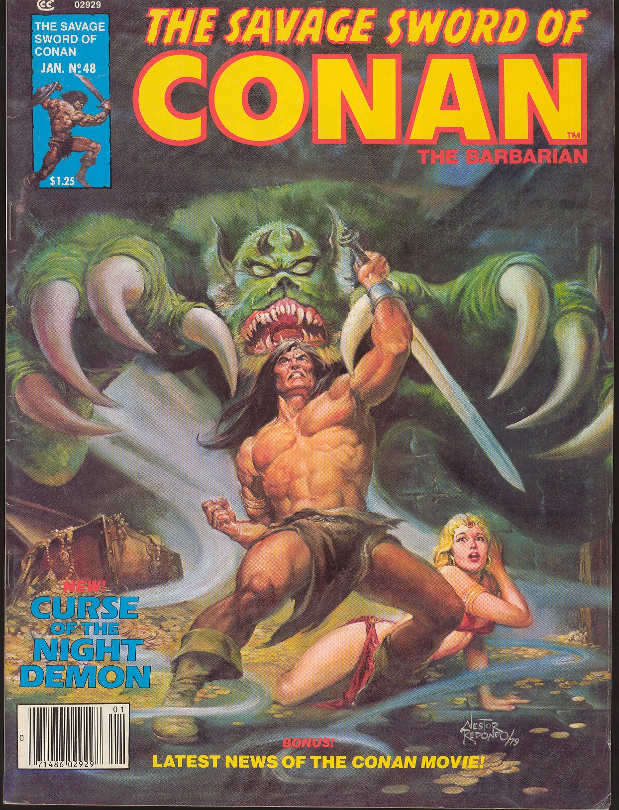 Read online The Savage Sword Of Conan comic -  Issue #48 - 1