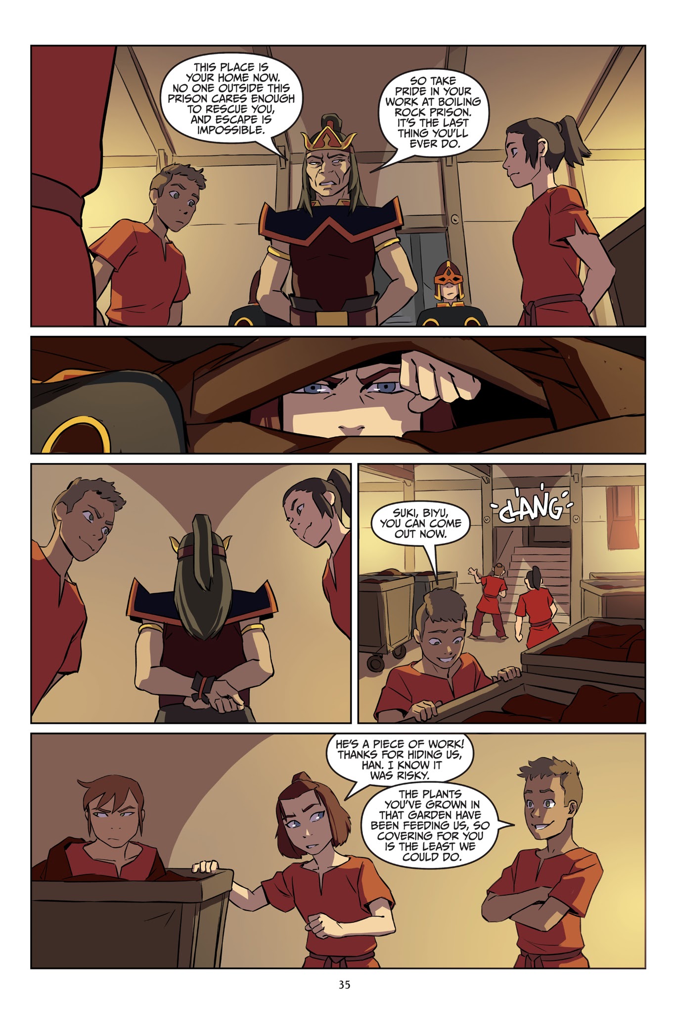 Read online Avatar: The Last Airbender – Suki, Alone comic -  Issue # TPB - 36
