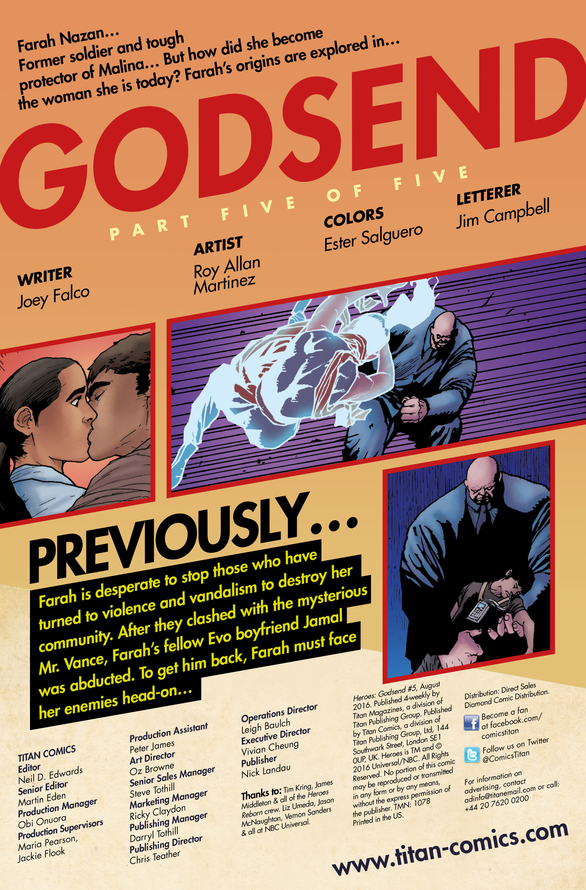 Read online Heroes Godsend comic -  Issue #5 - 2