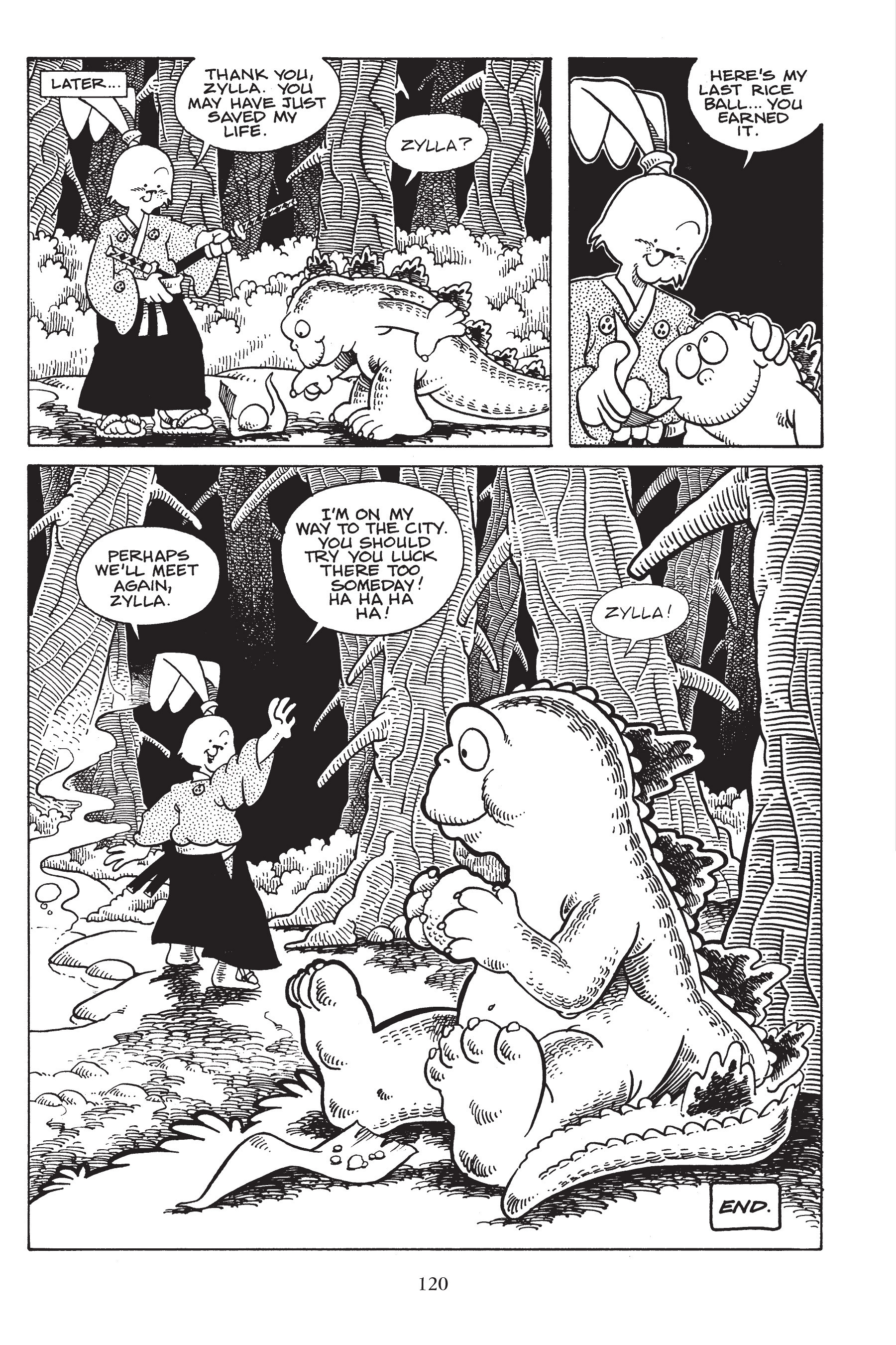 Read online Usagi Yojimbo (1987) comic -  Issue # _TPB 2 - 120