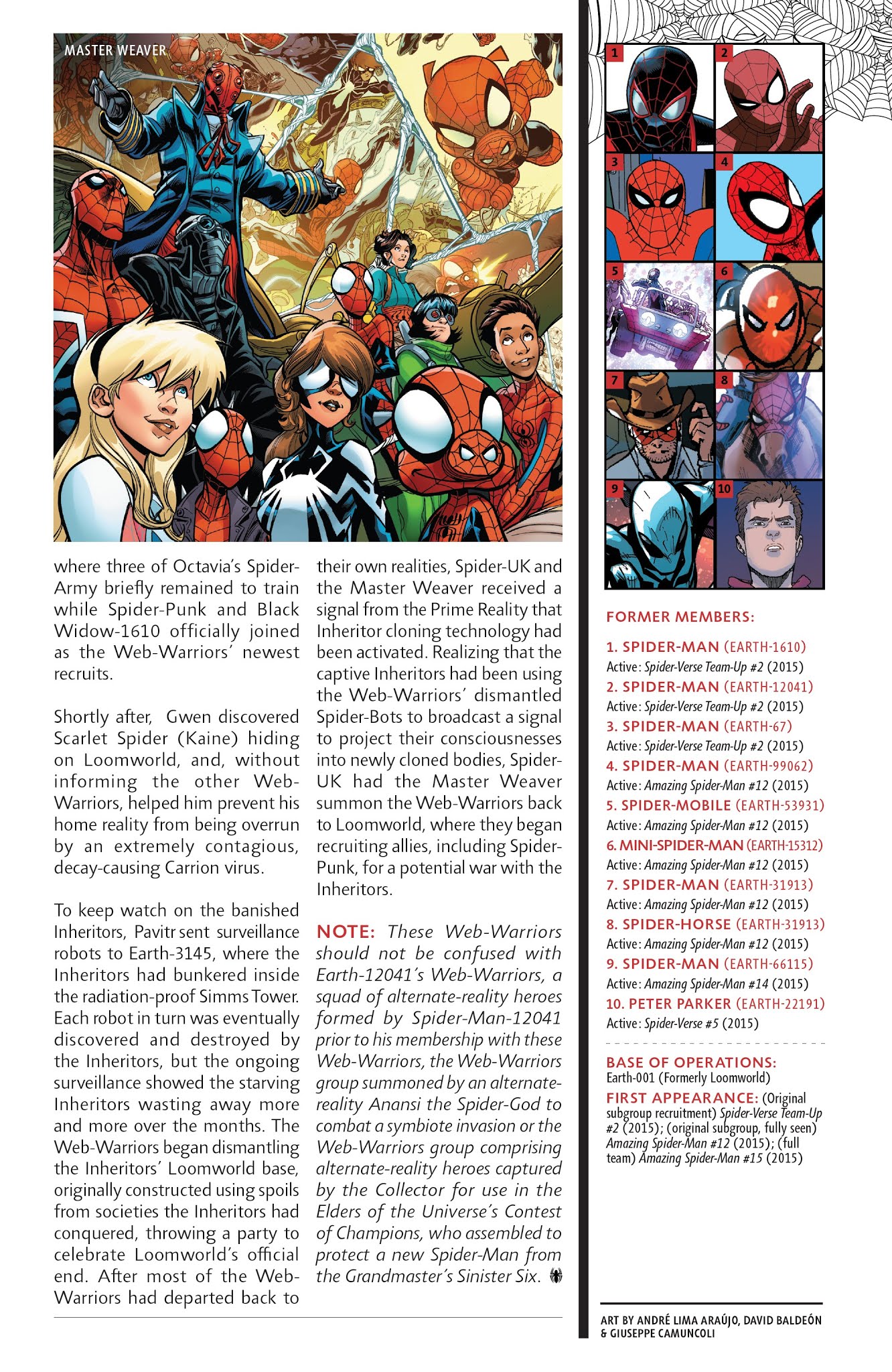 Read online Spider-Geddon Handbook comic -  Issue # Full - 40