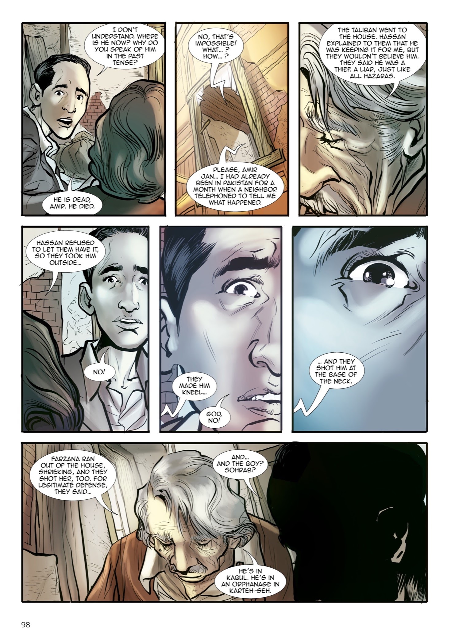 Read online The Kite Runner comic -  Issue # TPB - 99