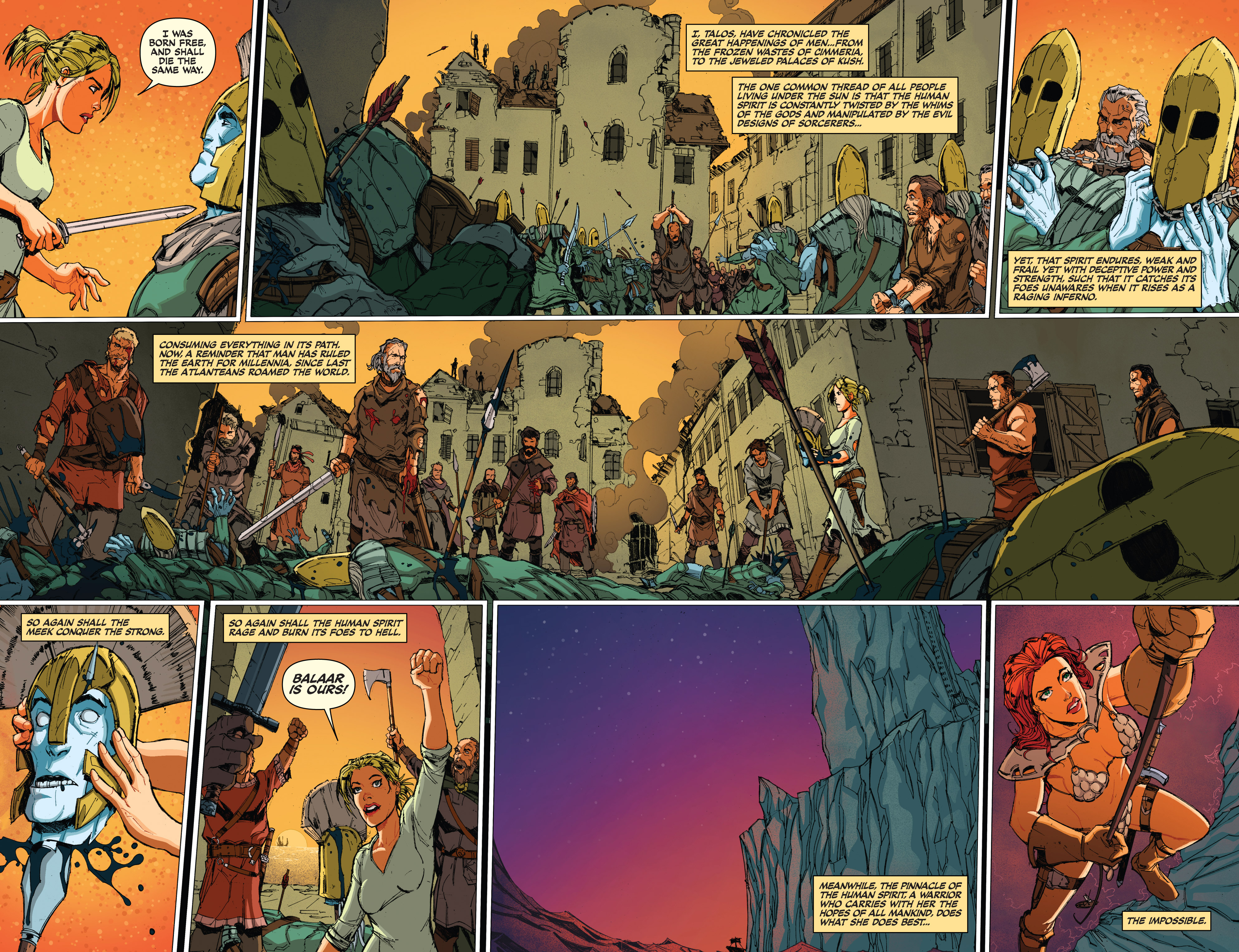 Read online Red Sonja: Atlantis Rises comic -  Issue #4 - 9