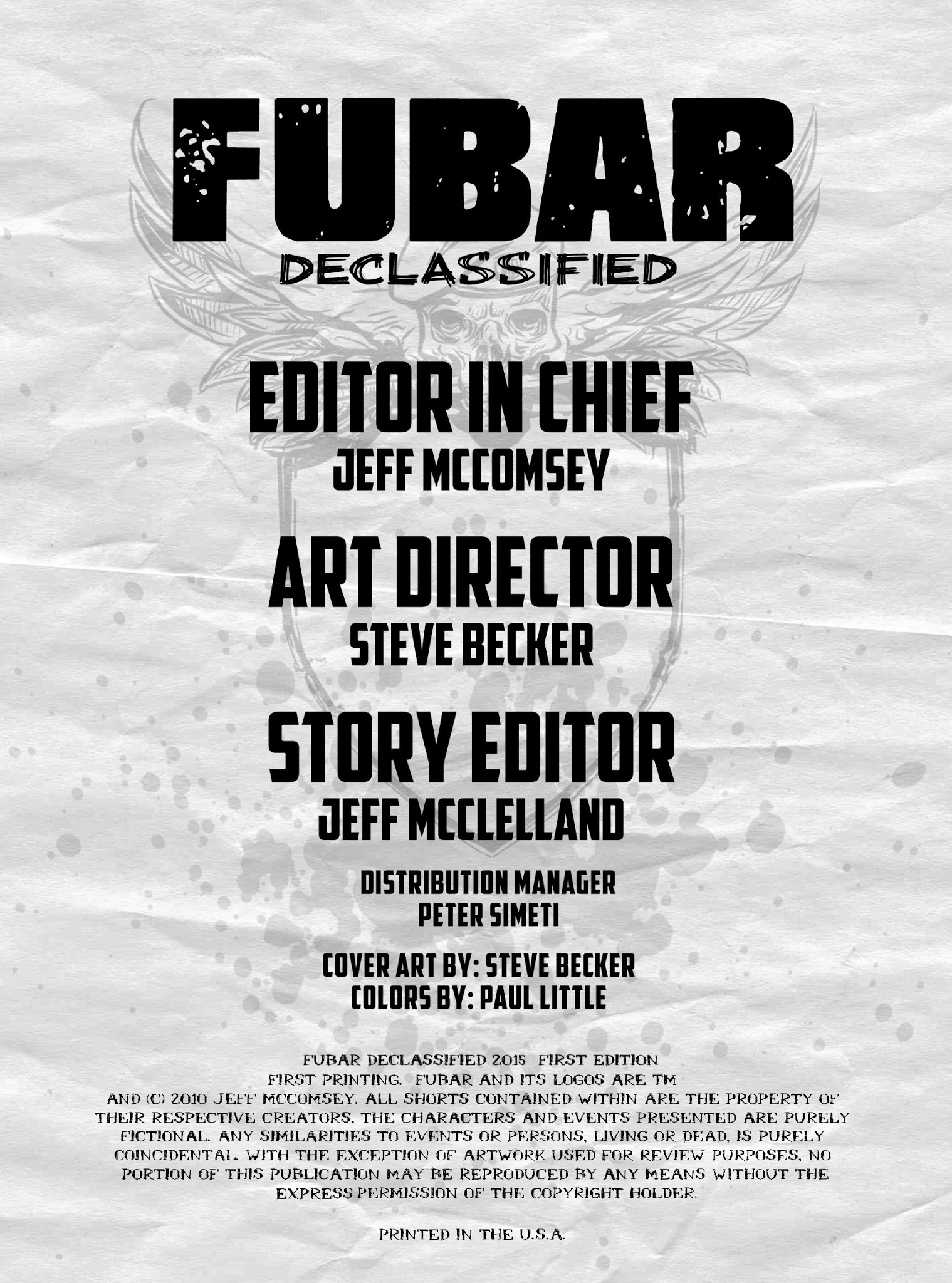 Read online FUBAR: Declassified comic -  Issue # Full - 3