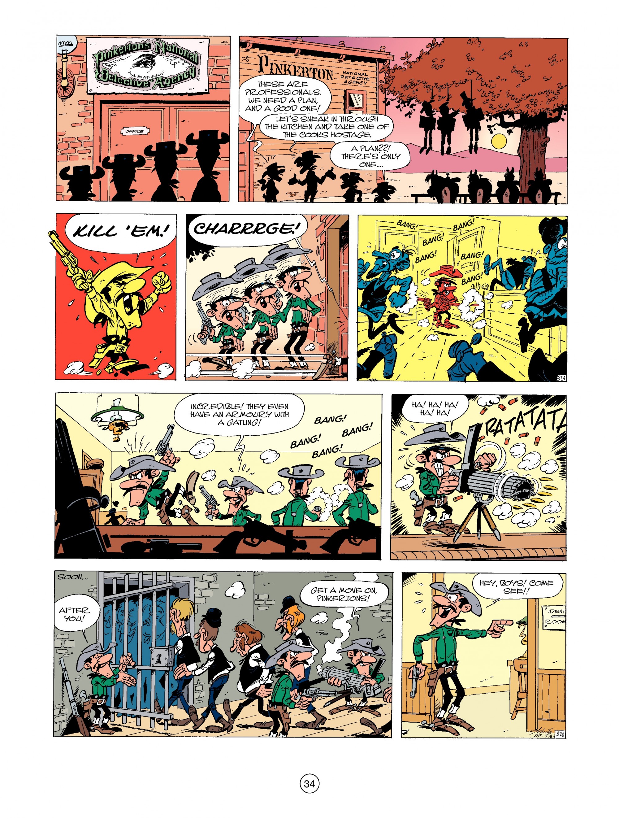 Read online A Lucky Luke Adventure comic -  Issue #31 - 34