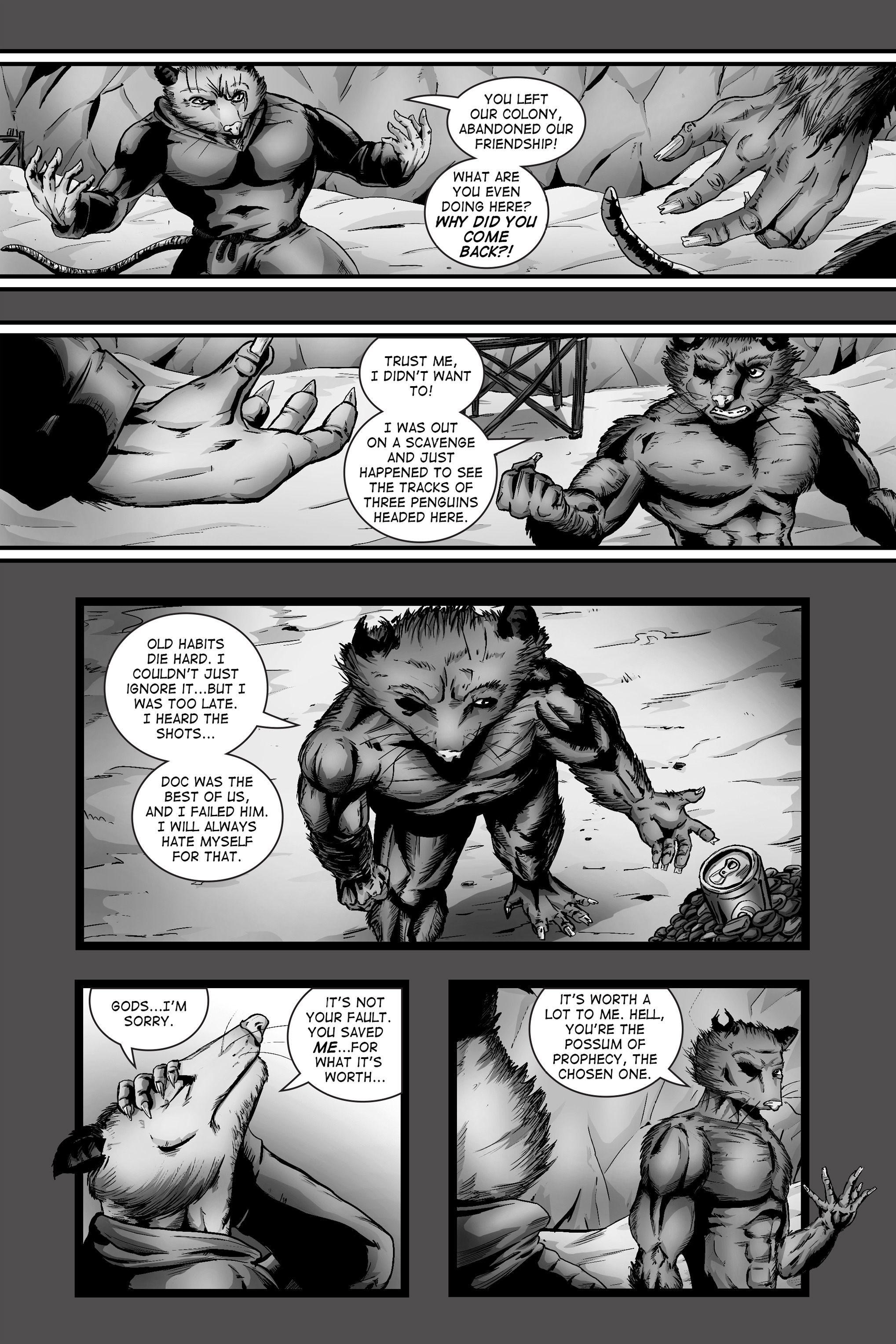 Read online Penguins vs. Possums comic -  Issue #7 - 12