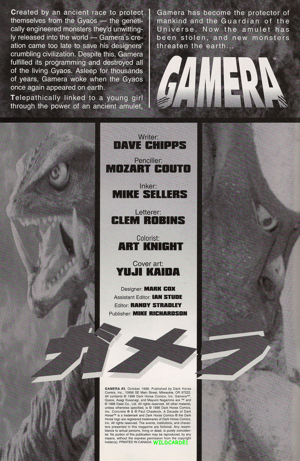 Read online Gamera comic -  Issue #3 - 2