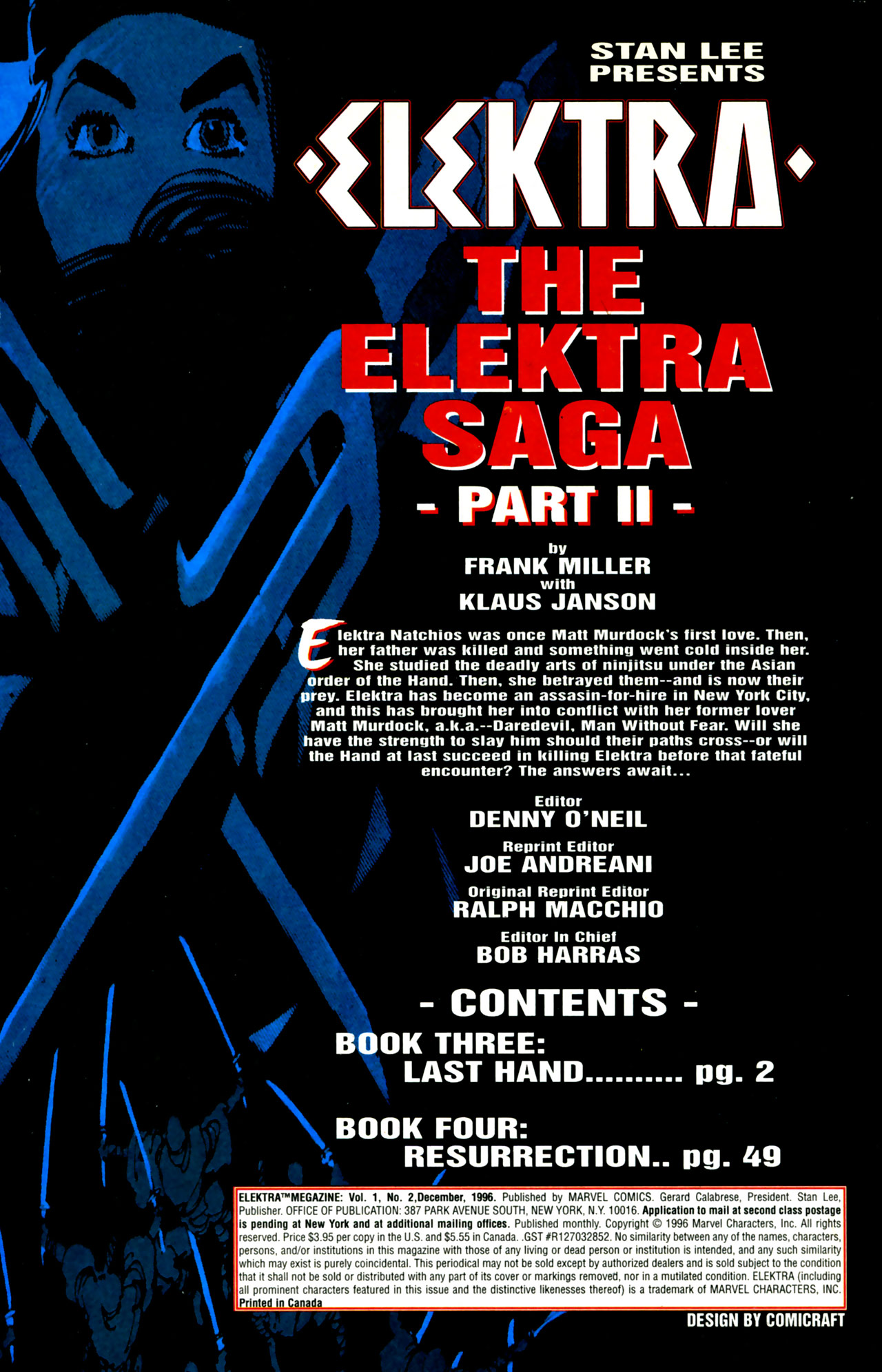 Read online Elektra Megazine comic -  Issue #2 - 3