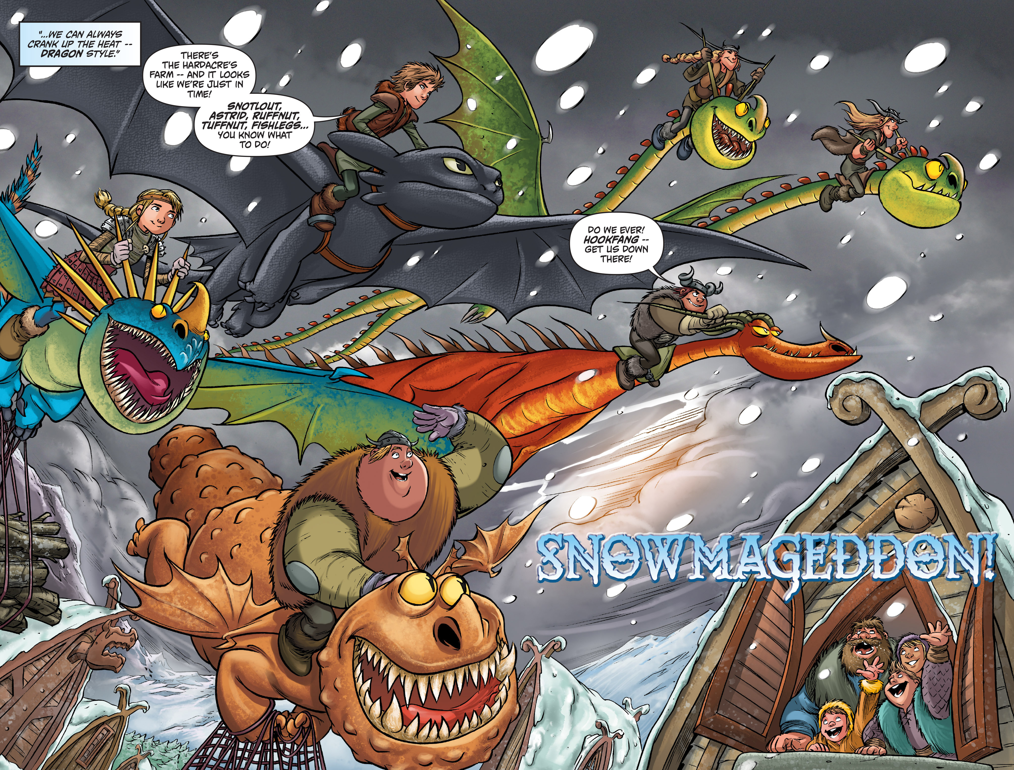 Read online DreamWorks Dragons: Defenders of Berk Collection: Fire & Ice comic -  Issue # TPB - 57