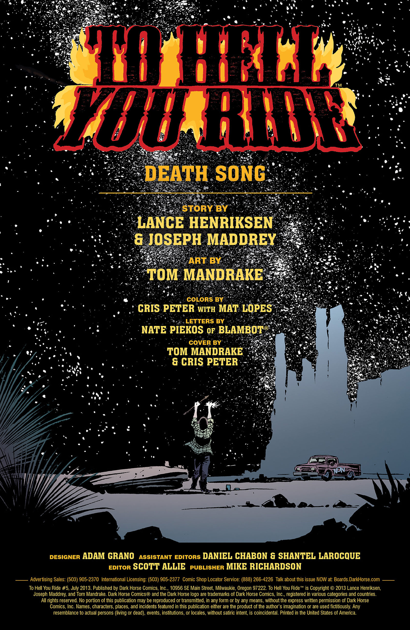 Read online To Hell You Ride comic -  Issue #5 - 2