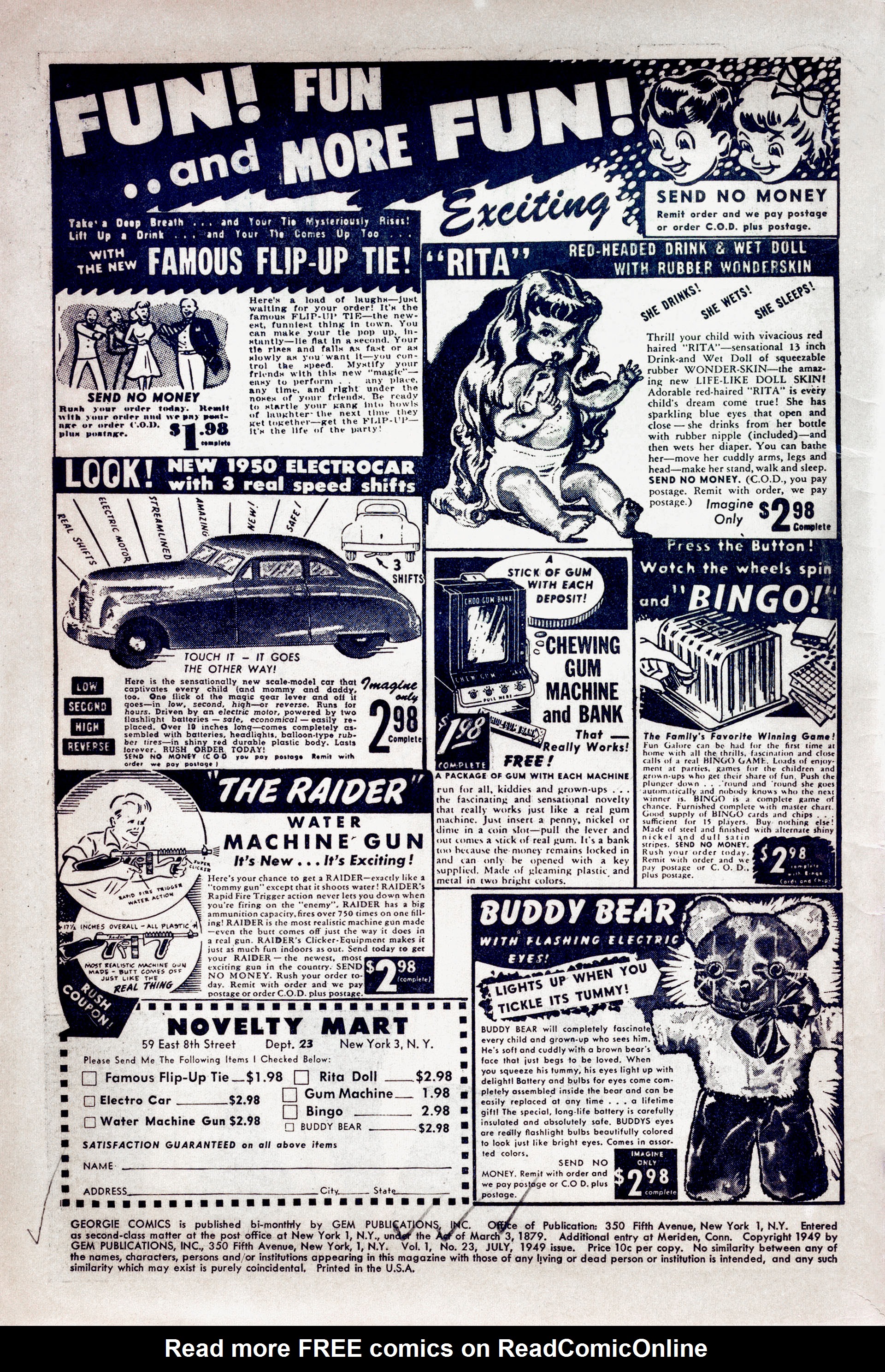 Read online Georgie Comics (1949) comic -  Issue #23 - 2