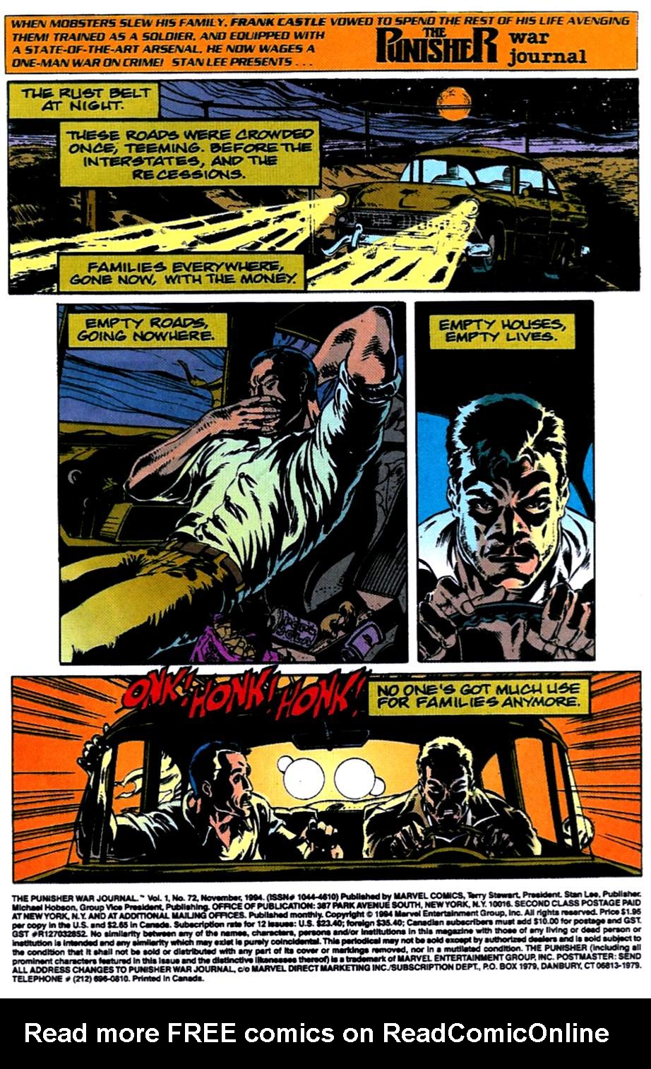 Read online The Punisher War Journal comic -  Issue #72 - 2