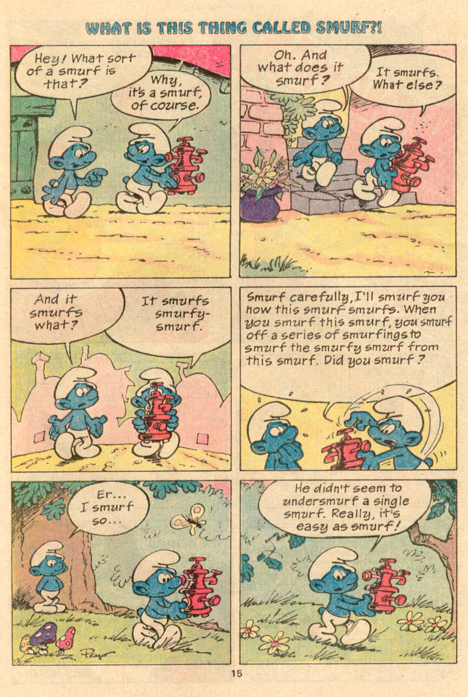 Read online Smurfs comic -  Issue #3 - 13