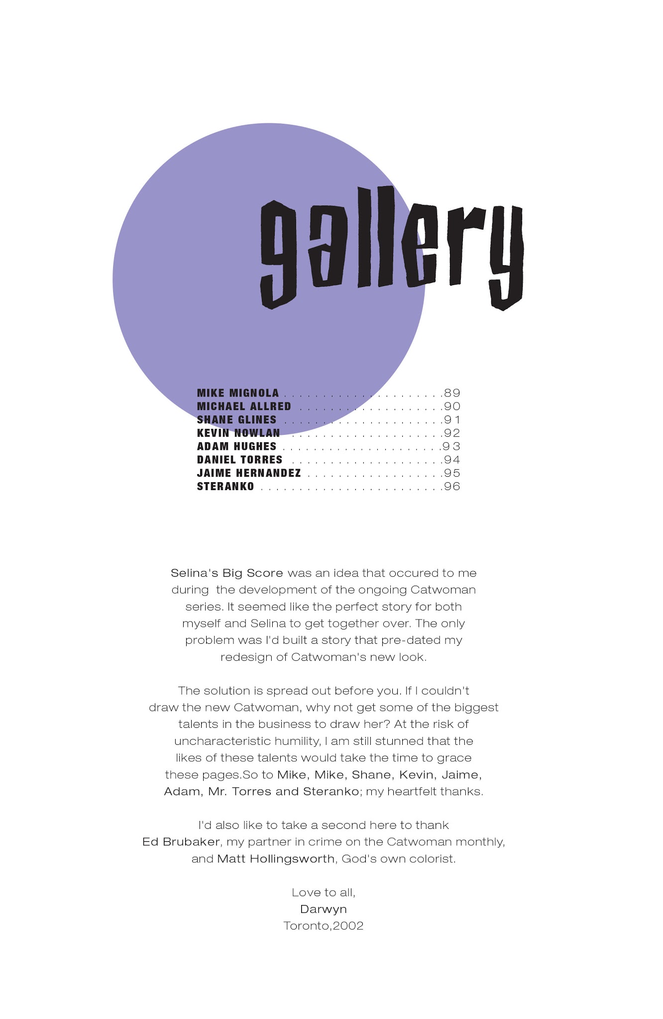 Read online Catwoman: Selina's Big Score comic -  Issue # Full - 85