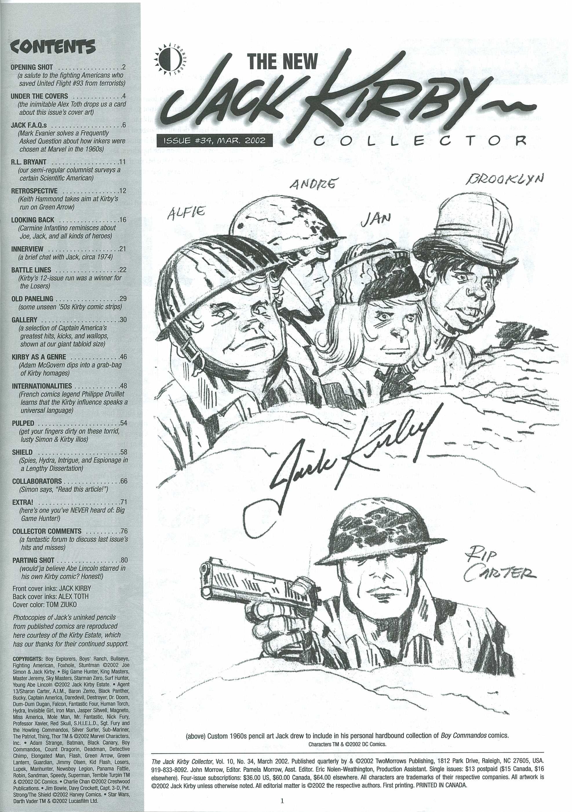 Read online The Jack Kirby Collector comic -  Issue #34 - 3
