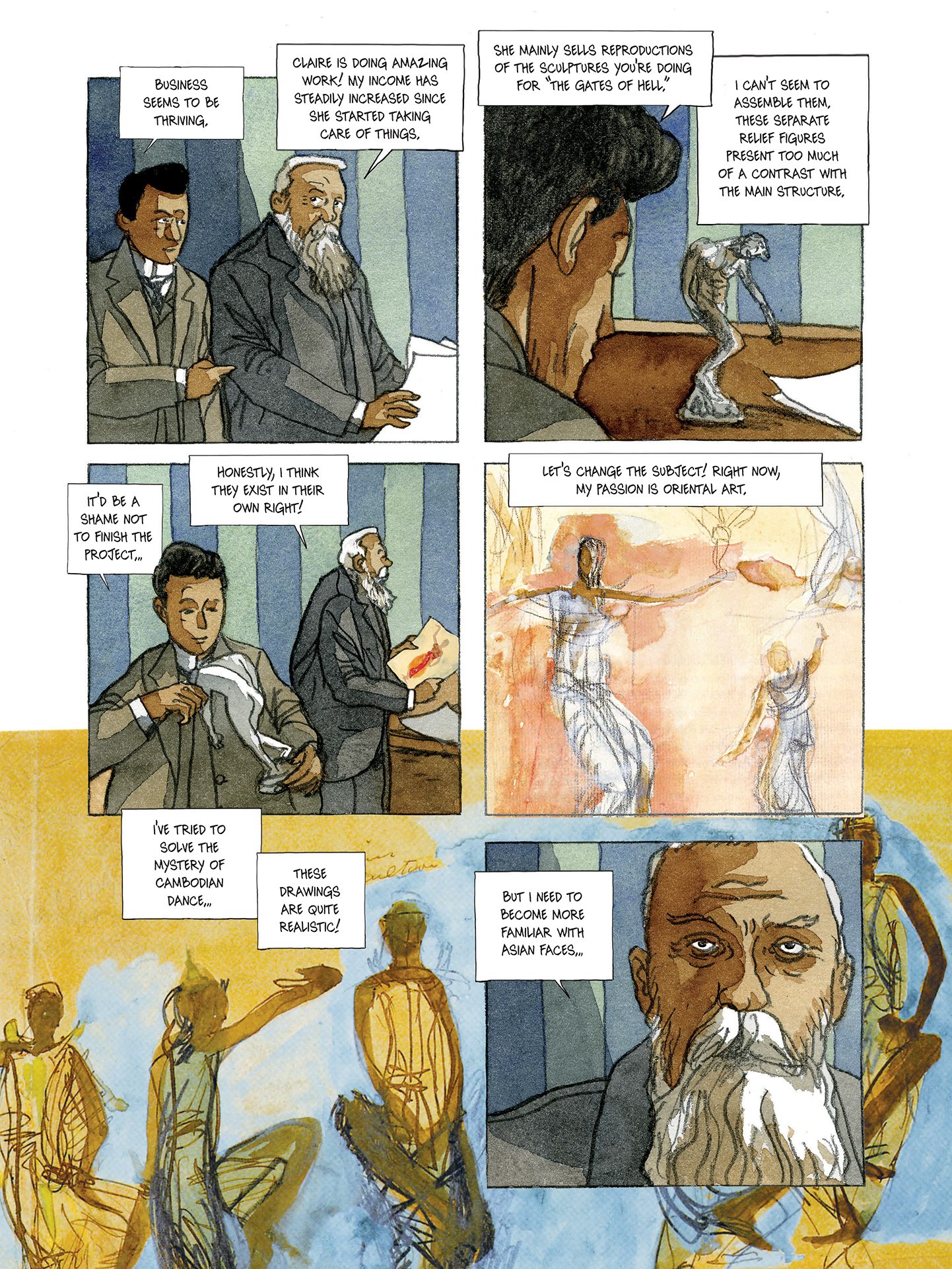Read online Rodin: Fugit Amor, An Intimate Portrait comic -  Issue # TPB - 90