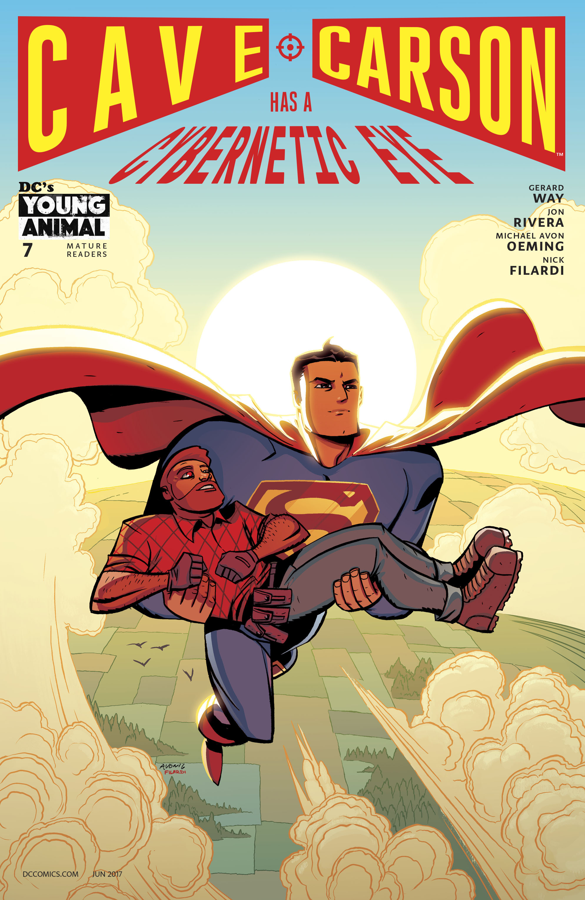 Read online Cave Carson Has a Cybernetic Eye comic -  Issue #7 - 1