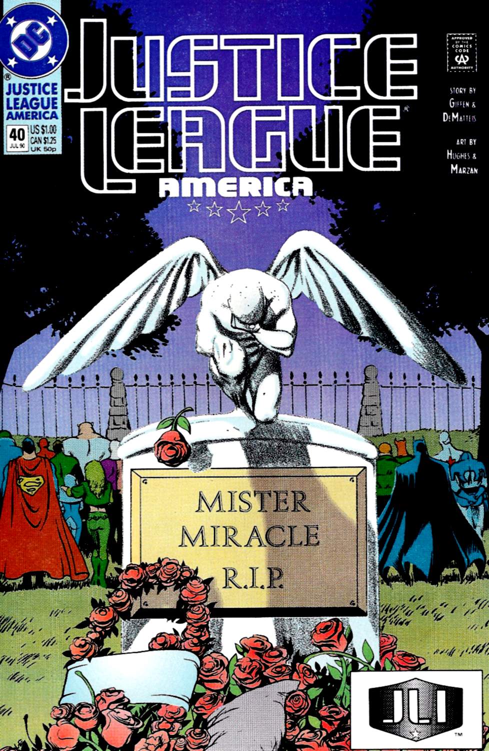 Read online Justice League America comic -  Issue #40 - 1