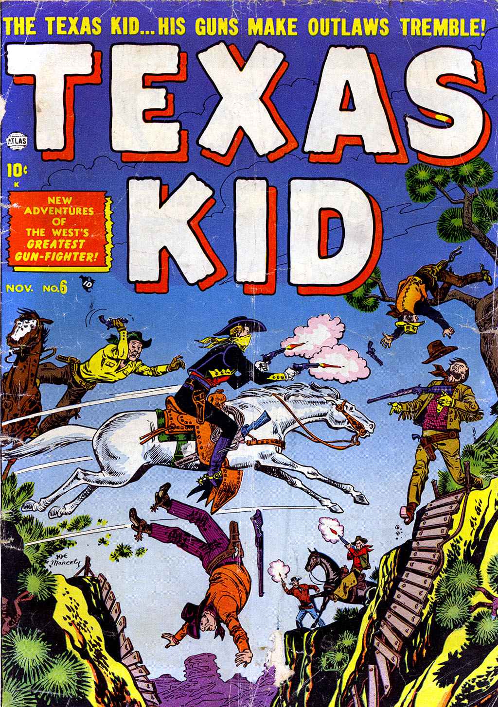 Read online Texas Kid comic -  Issue #6 - 1