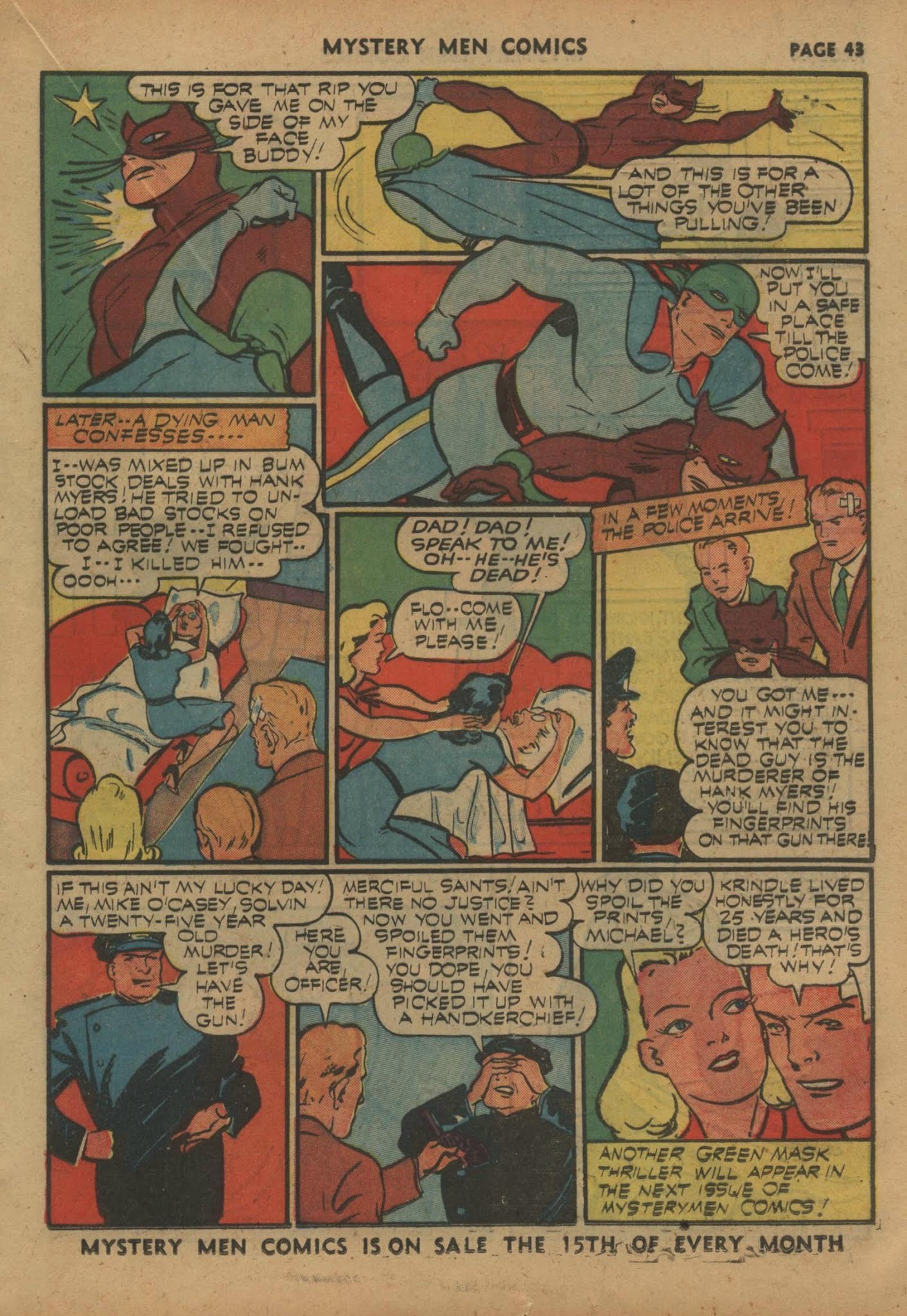 Read online Mystery Men Comics comic -  Issue #26 - 45
