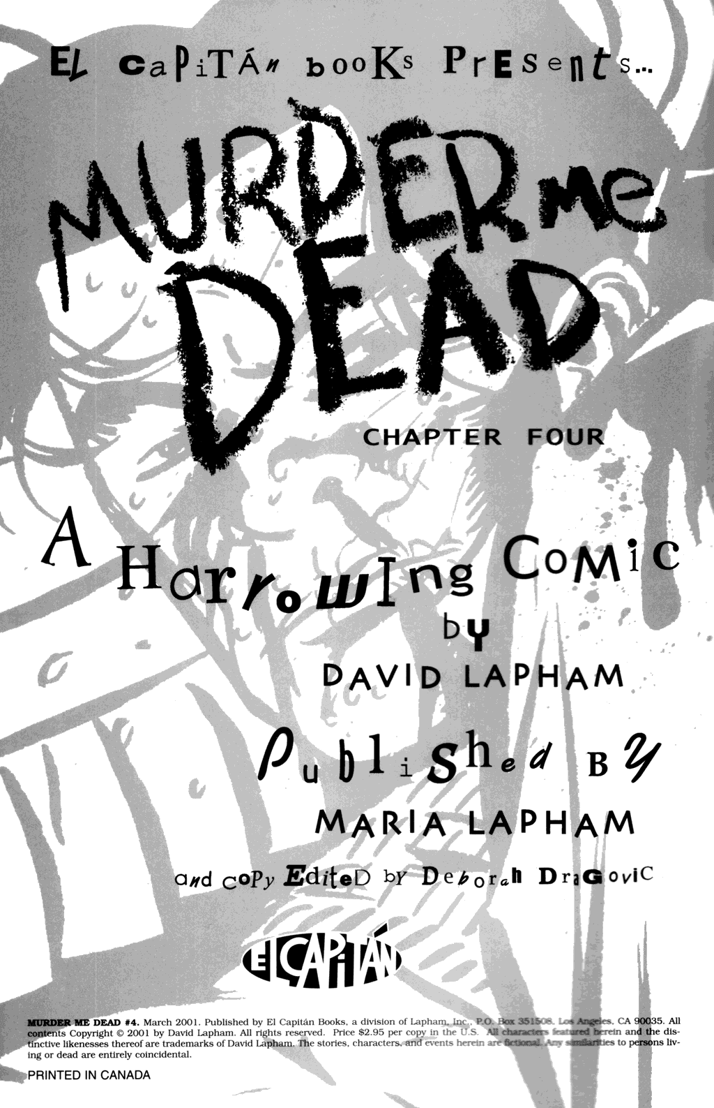 Read online Murder Me Dead comic -  Issue #4 - 2