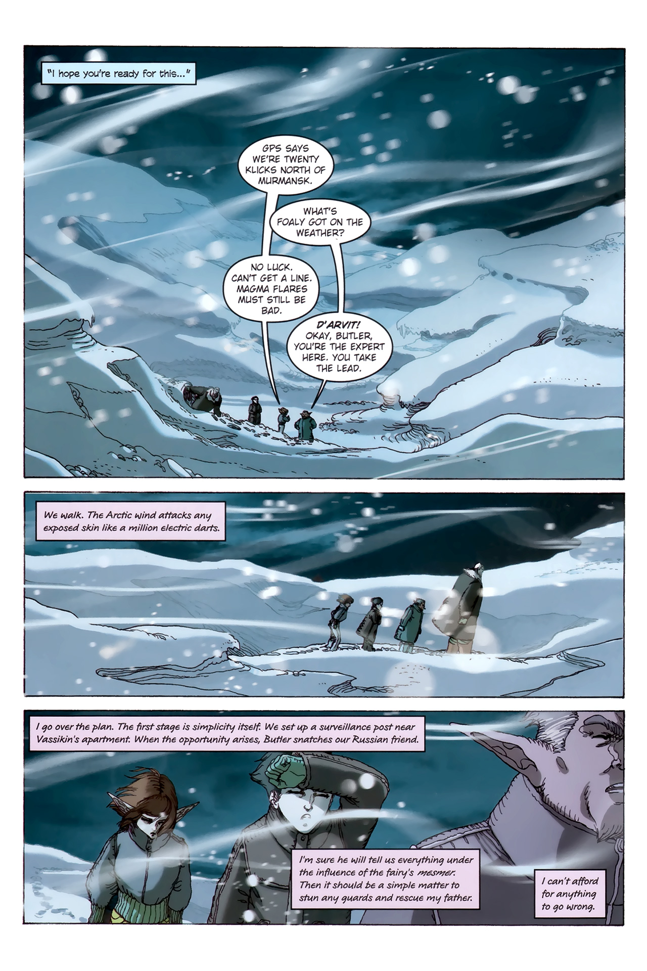 Read online Artemis Fowl: The Arctic Incident comic -  Issue # TPB - 59