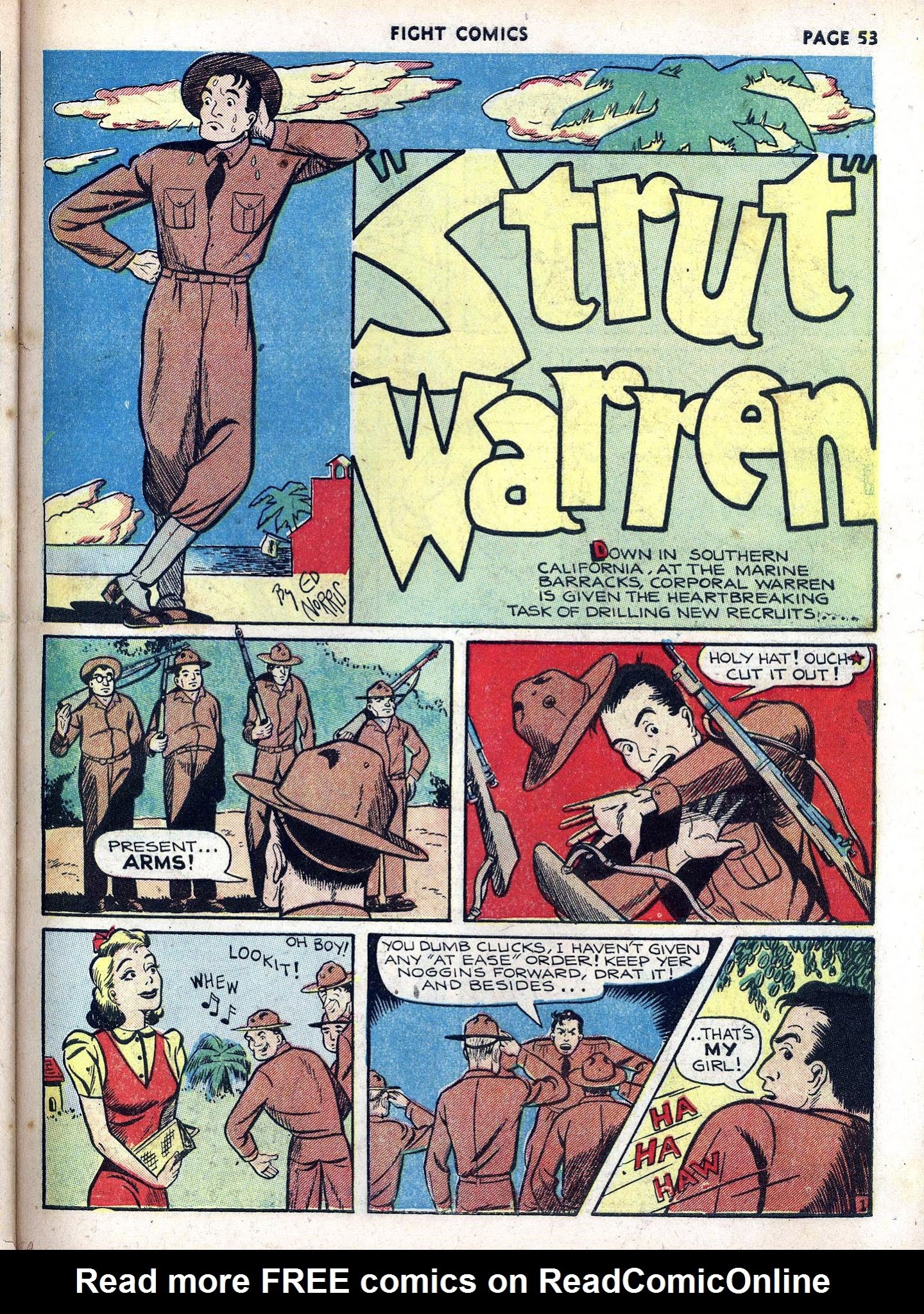 Read online Fight Comics comic -  Issue #10 - 55