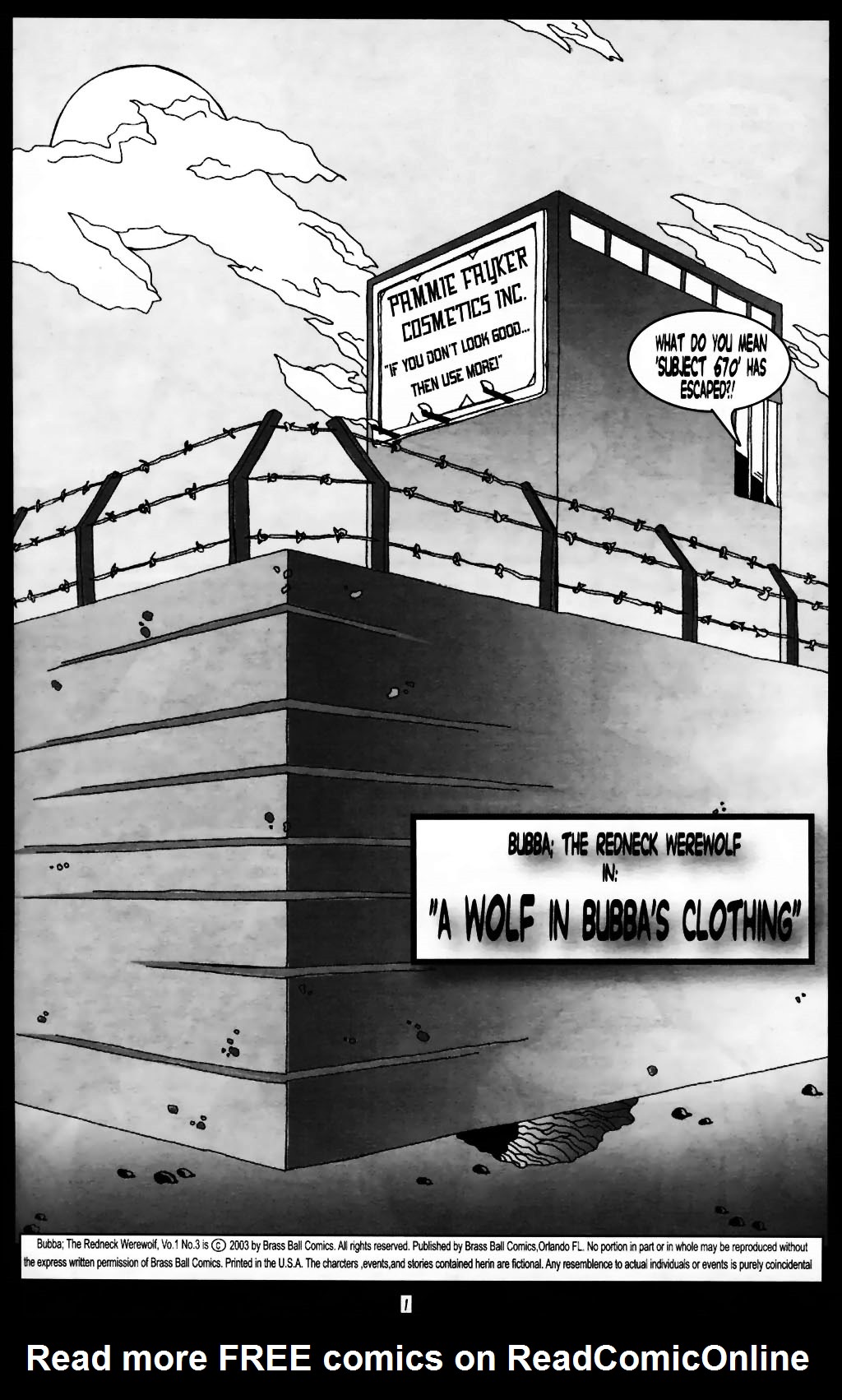 Read online Bubba the Redneck Werewolf comic -  Issue #3 - 3