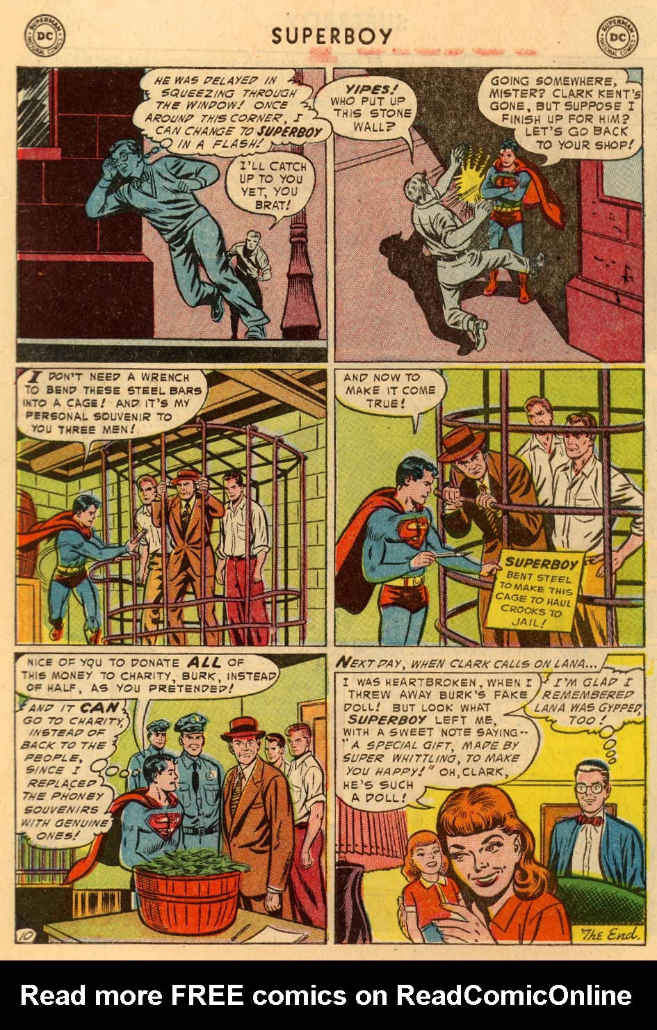 Read online Superboy (1949) comic -  Issue #36 - 11