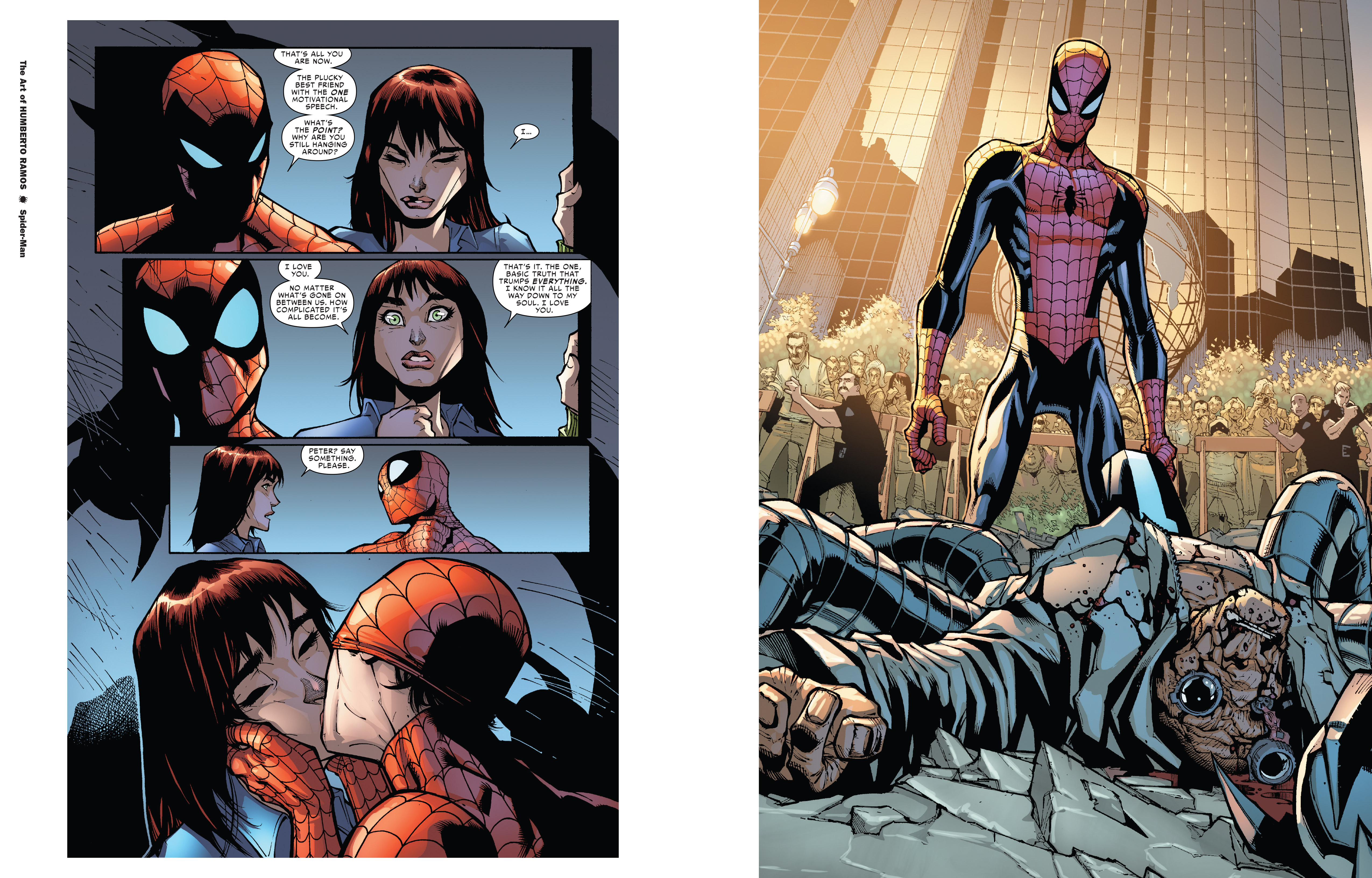 Read online Marvel Monograph: The Art of Humberto Ramos: Spider-Man comic -  Issue # TPB - 48