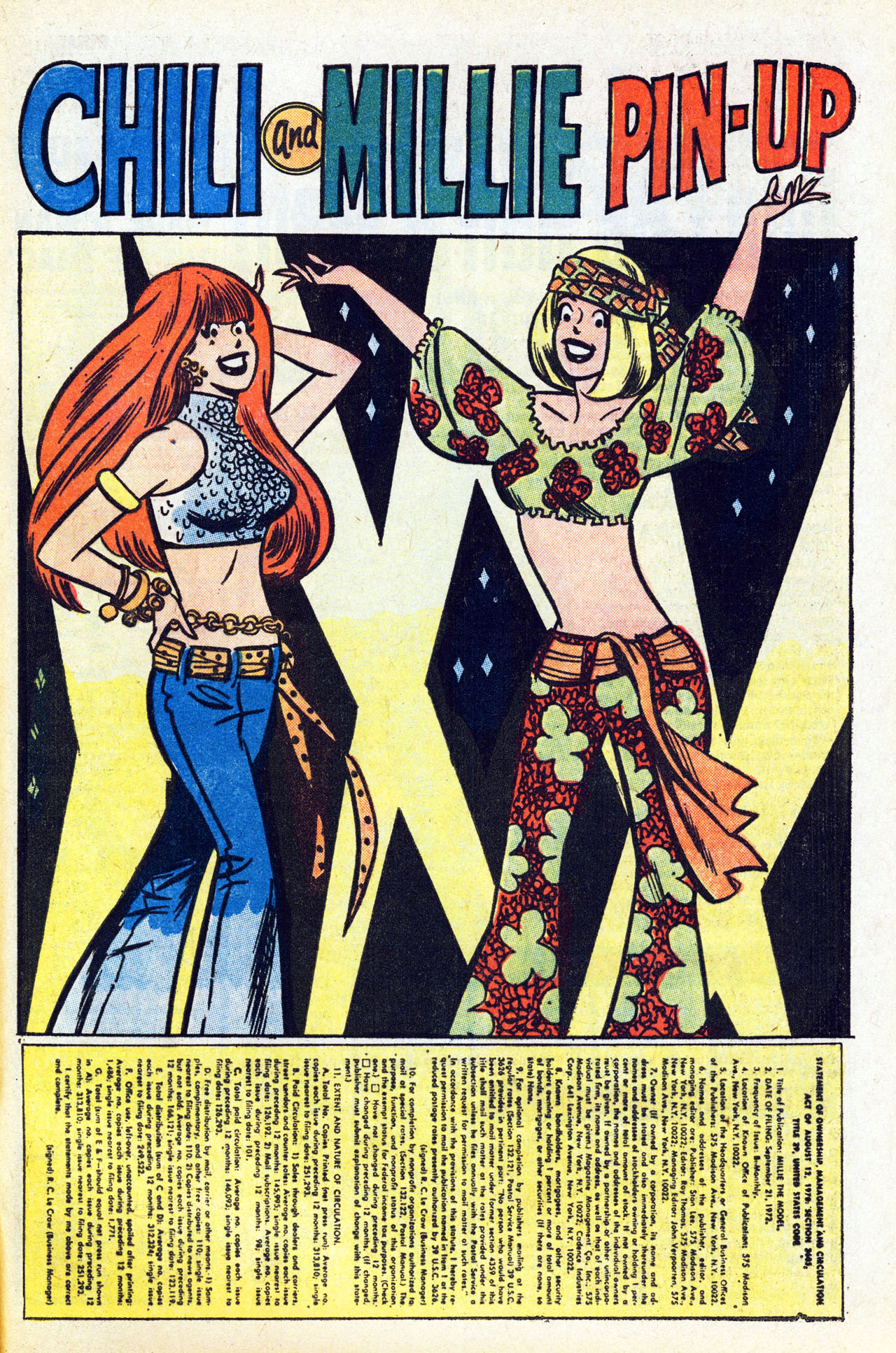 Read online Millie the Model comic -  Issue #201 - 33