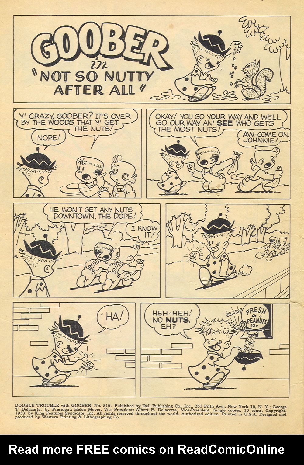 Read online Four Color Comics comic -  Issue #516 - 2