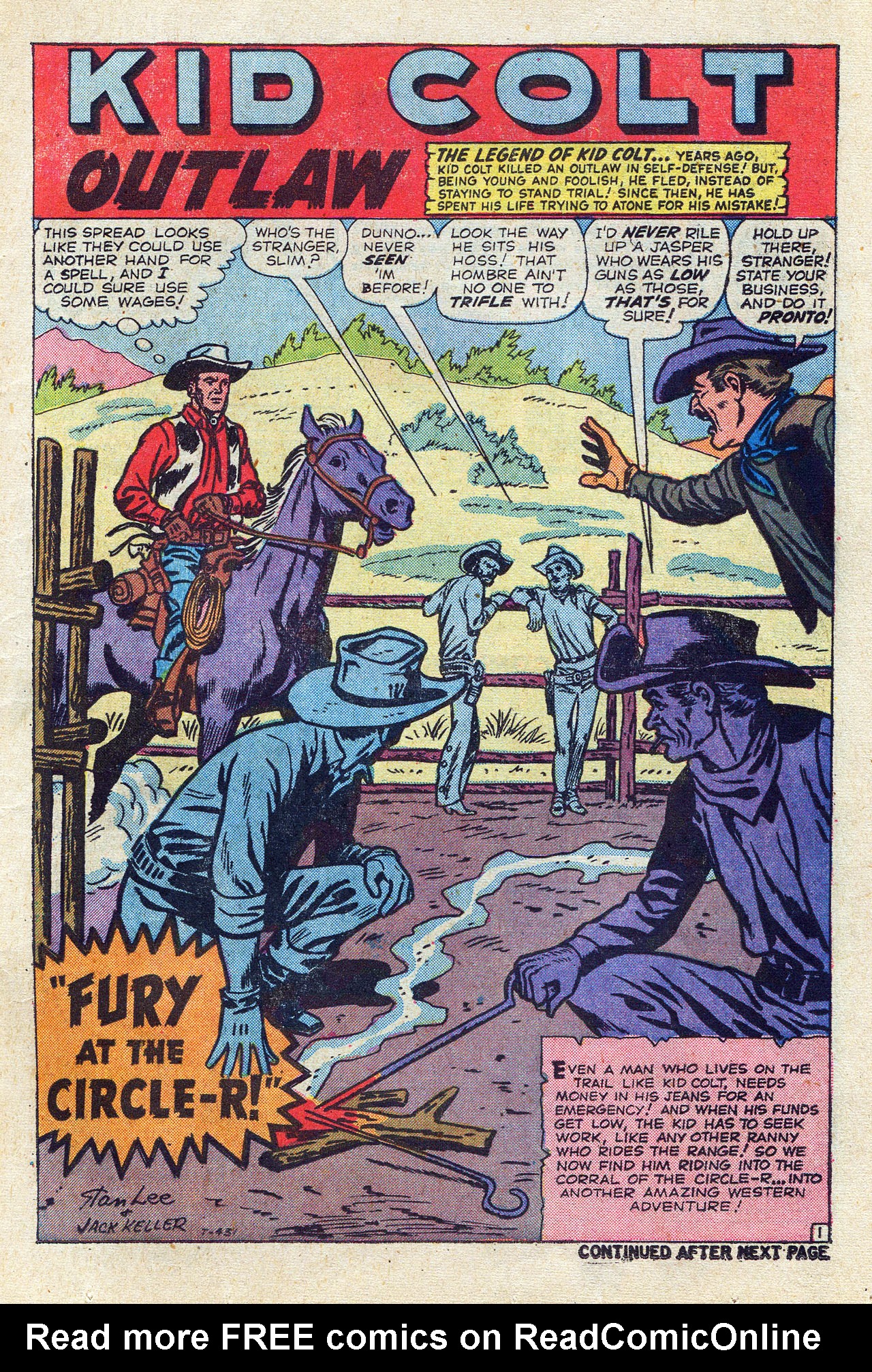 Read online Kid Colt Outlaw comic -  Issue #168 - 11