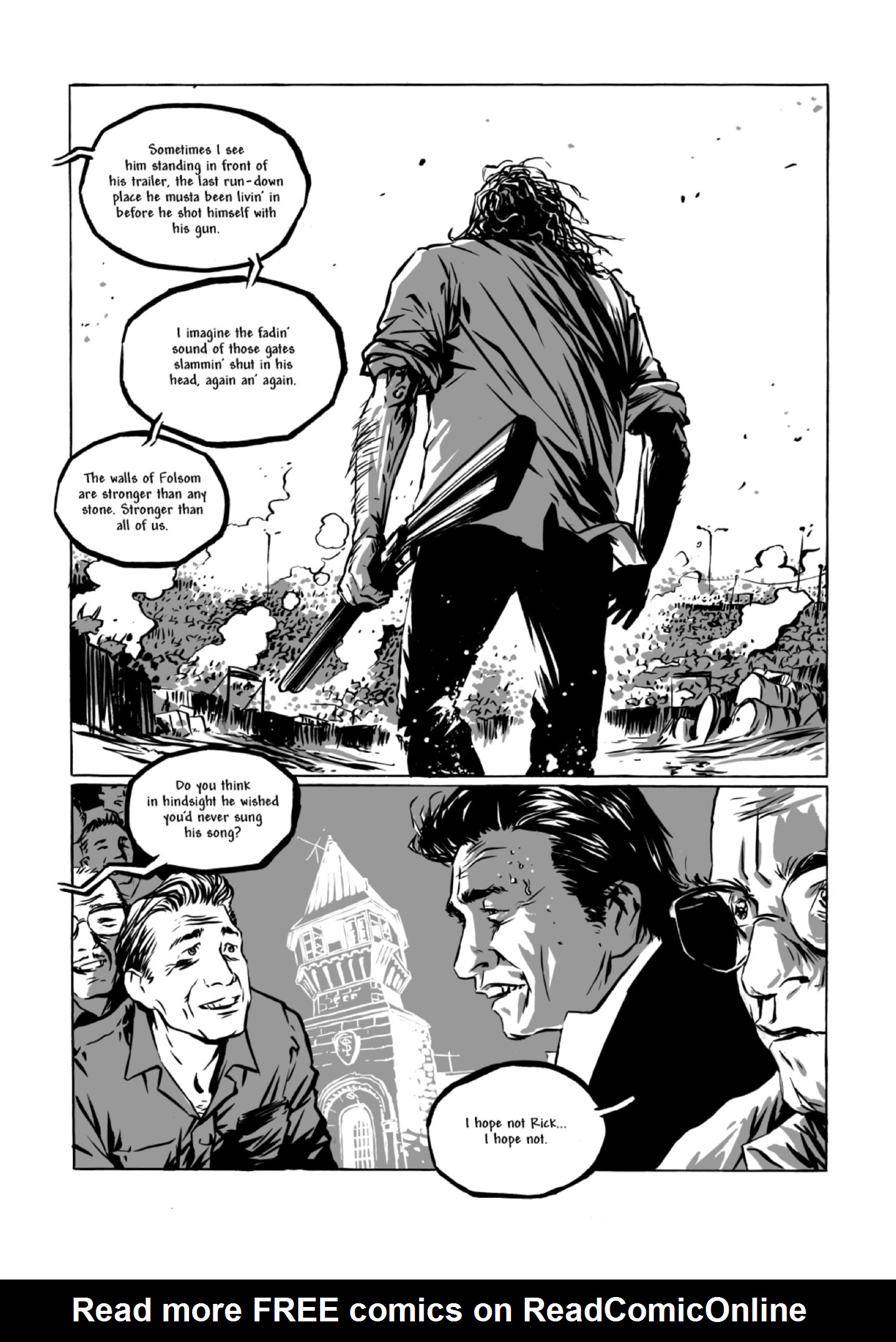Read online Johnny Cash: I See a Darkness comic -  Issue # TPB - 182