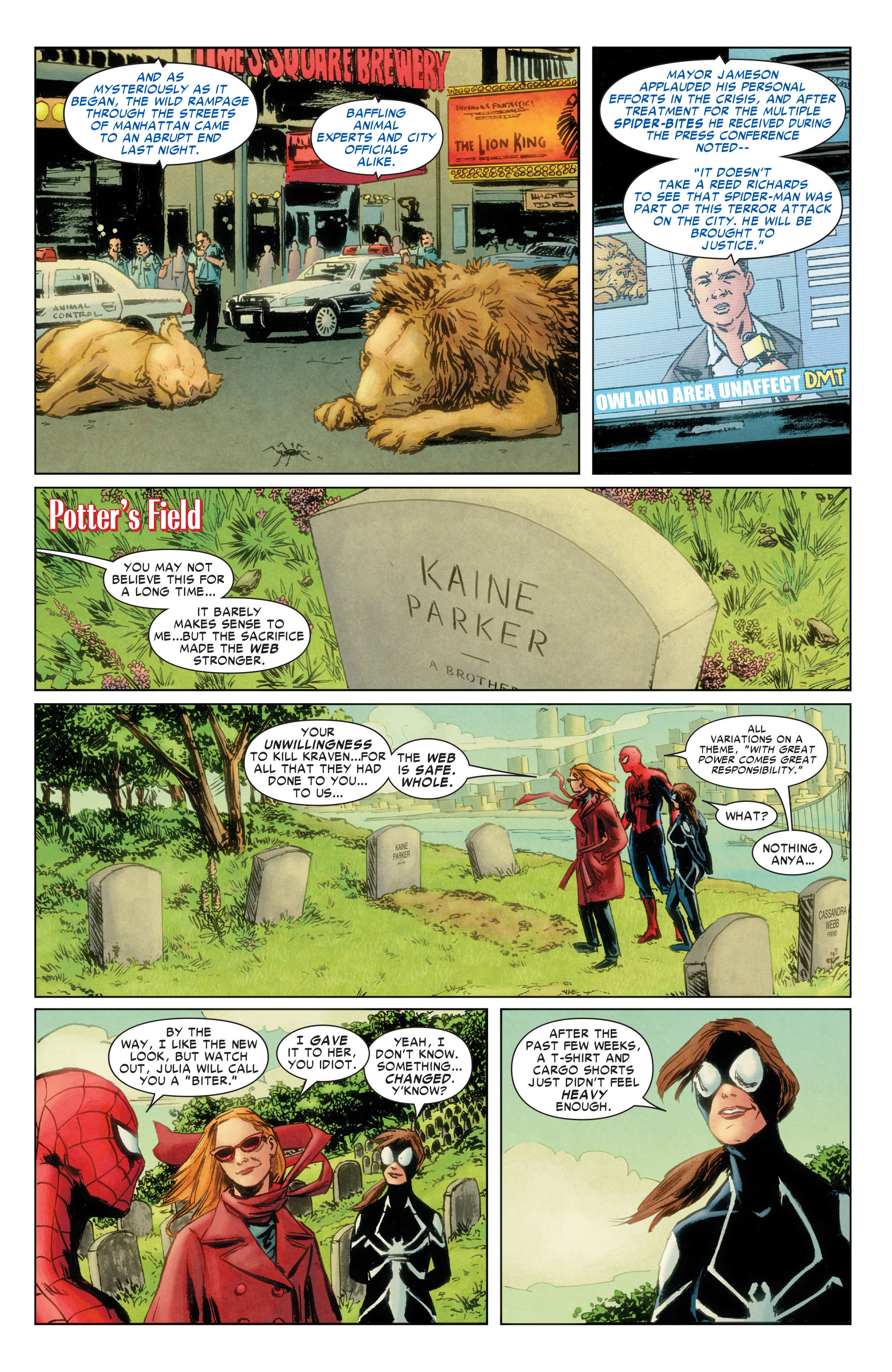 Read online Amazing Spider-Man: Grim Hunt comic -  Issue # TPB (Part 2) - 42