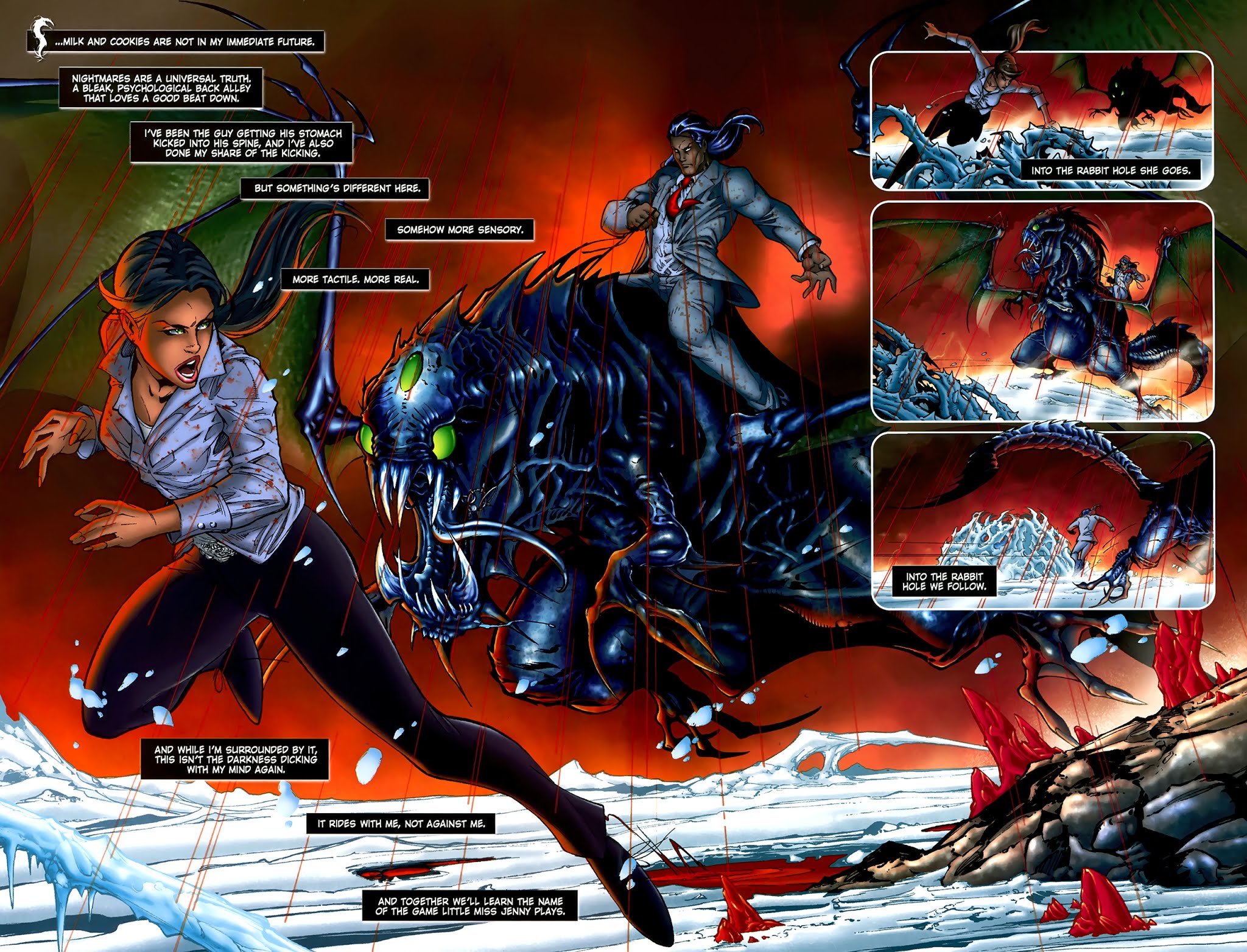 Read online The Darkness/Darkchylde: Kingdom Pain comic -  Issue # Full - 4