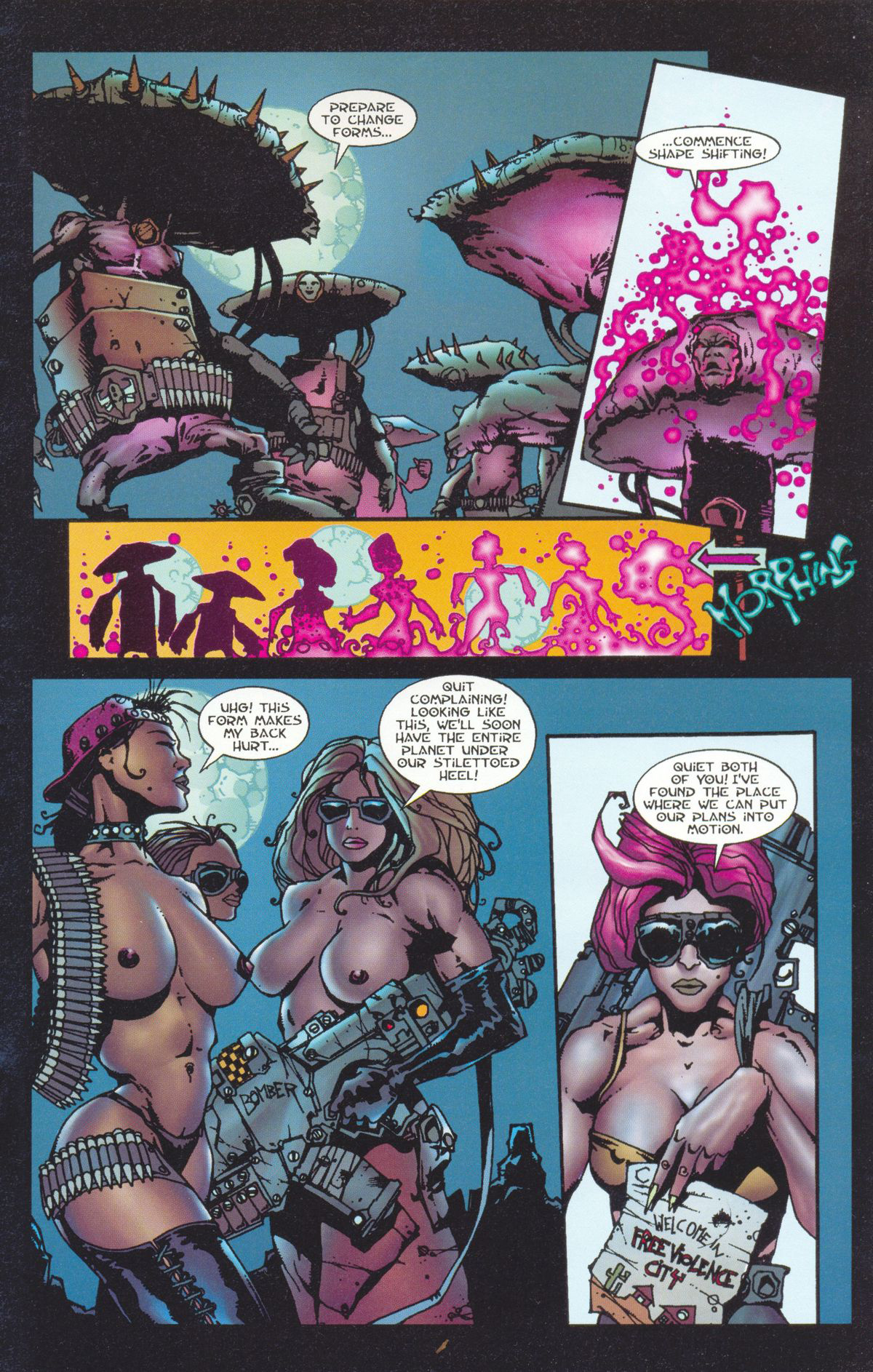Read online Dead or Alive -- A Cyberpunk Western comic -  Issue #1 - 17