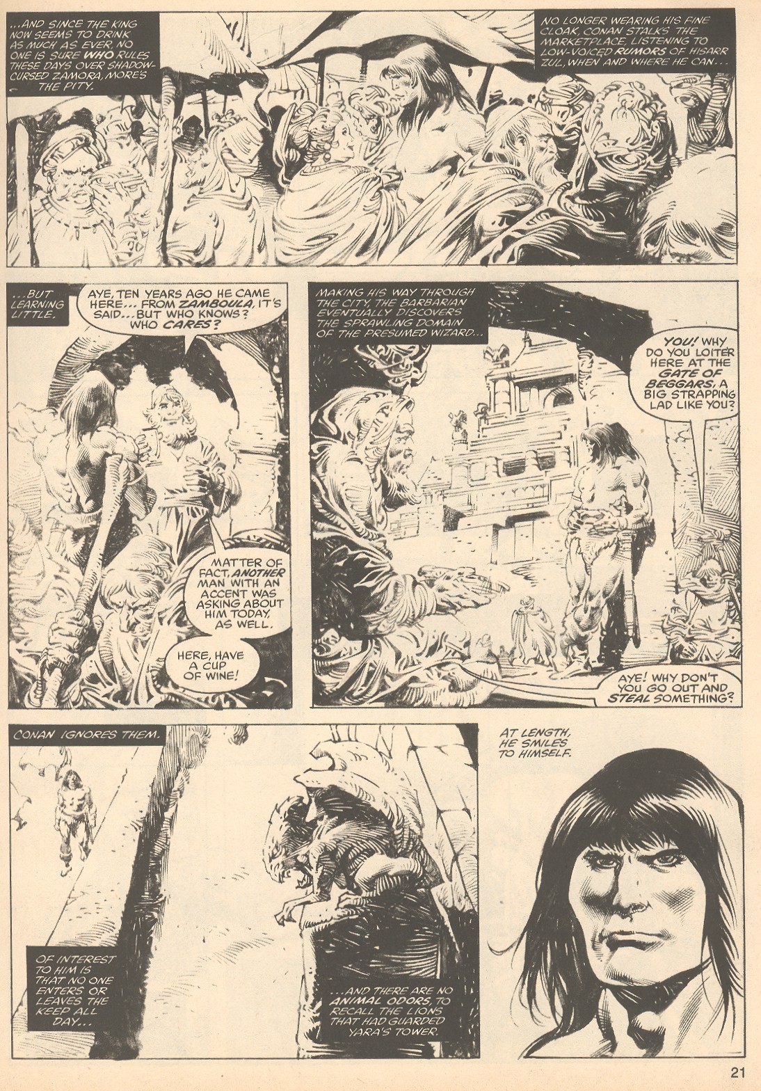 Read online The Savage Sword Of Conan comic -  Issue #53 - 21
