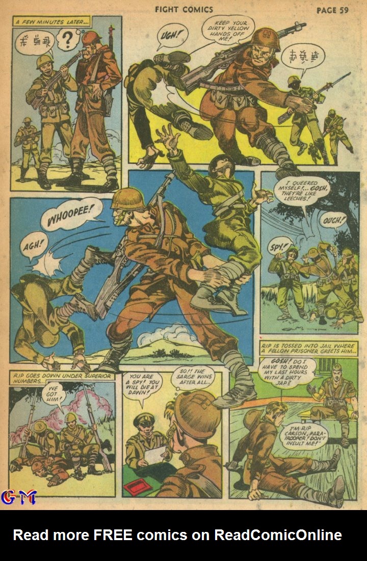 Read online Fight Comics comic -  Issue #20 - 60