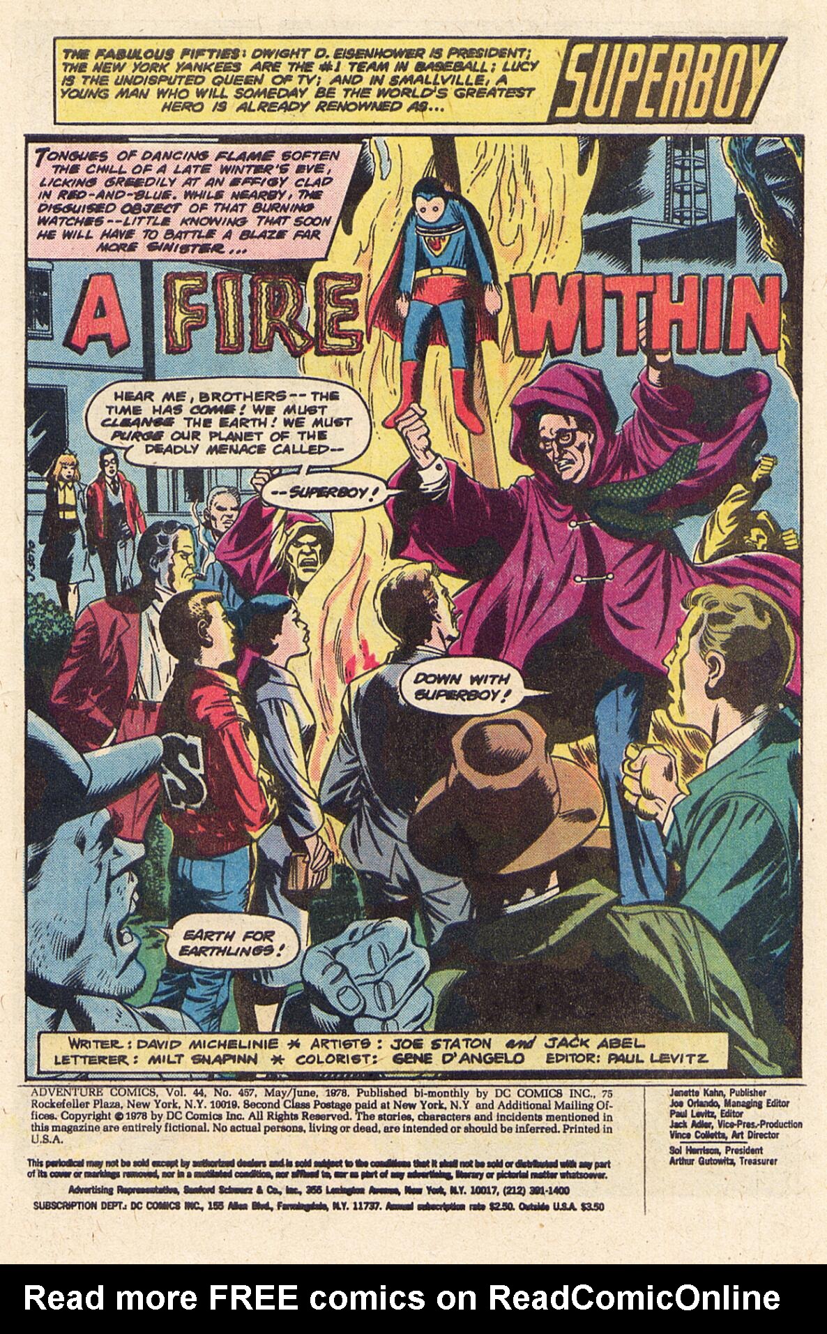 Read online Adventure Comics (1938) comic -  Issue #457 - 2