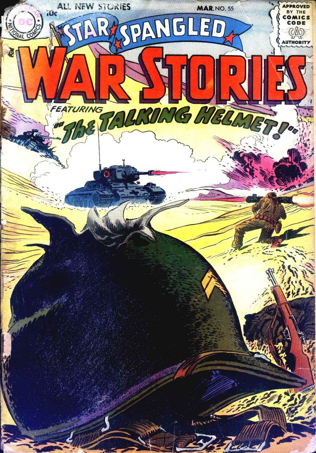 Read online Star Spangled War Stories (1952) comic -  Issue #55 - 1