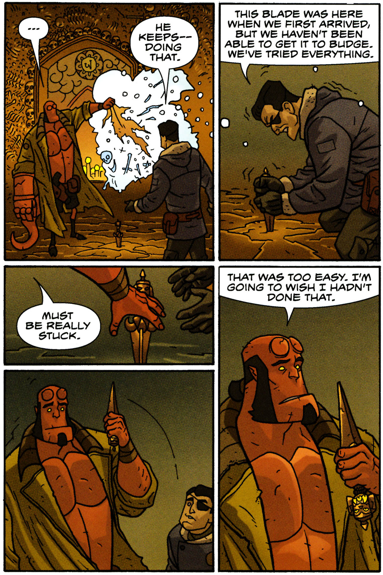 Read online Hellboy Animated: The Yearning comic -  Issue # Full - 15