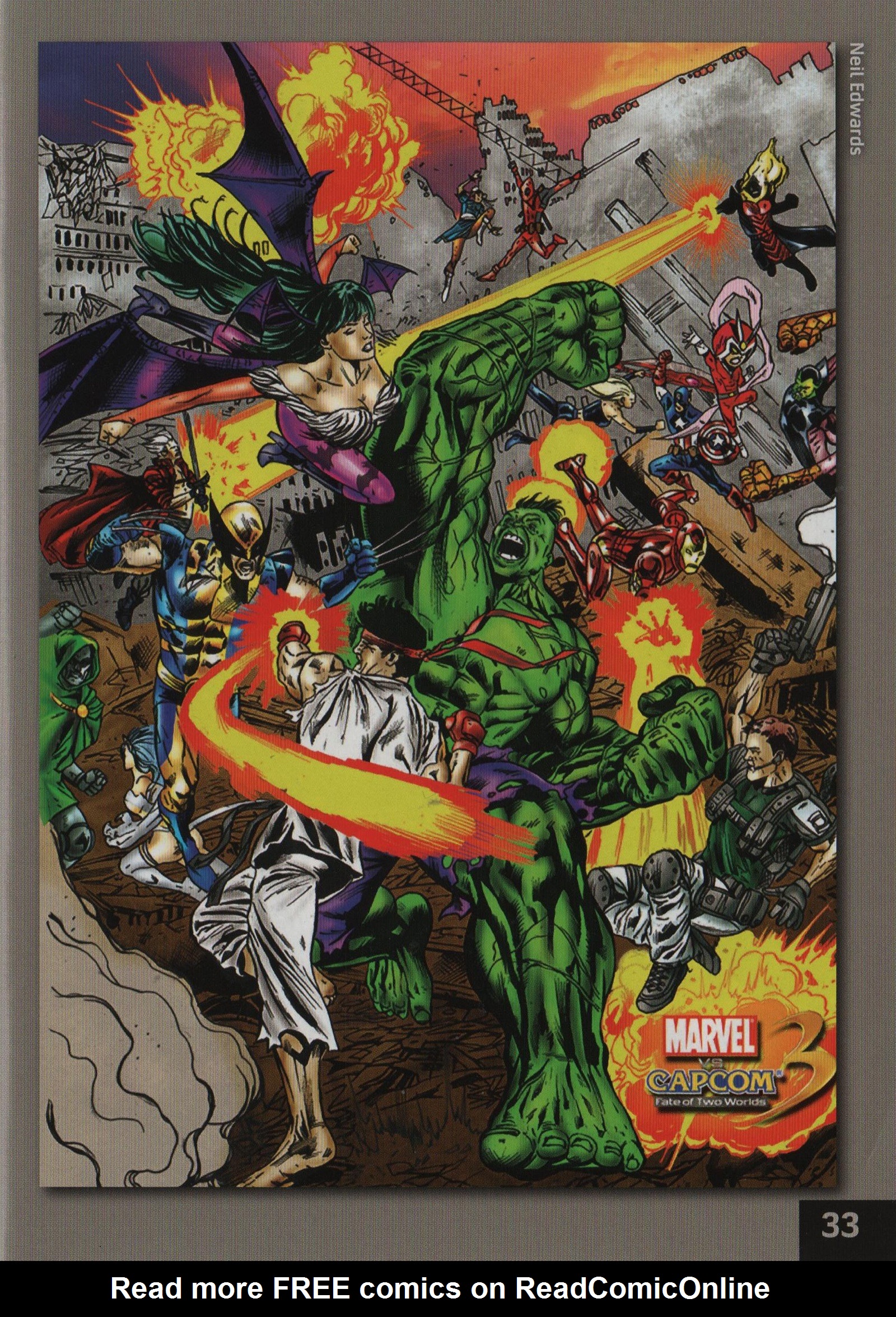 Read online Marvel vs Capcom 3: Fate of Two Worlds comic -  Issue # Full - 33