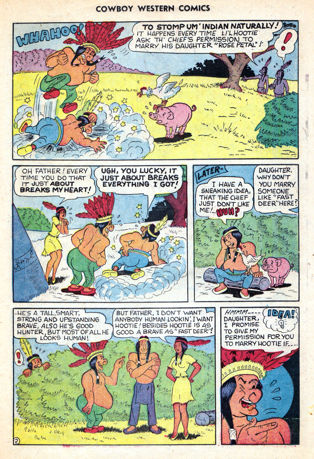 Read online Cowboy Western Comics (1948) comic -  Issue #33 - 19