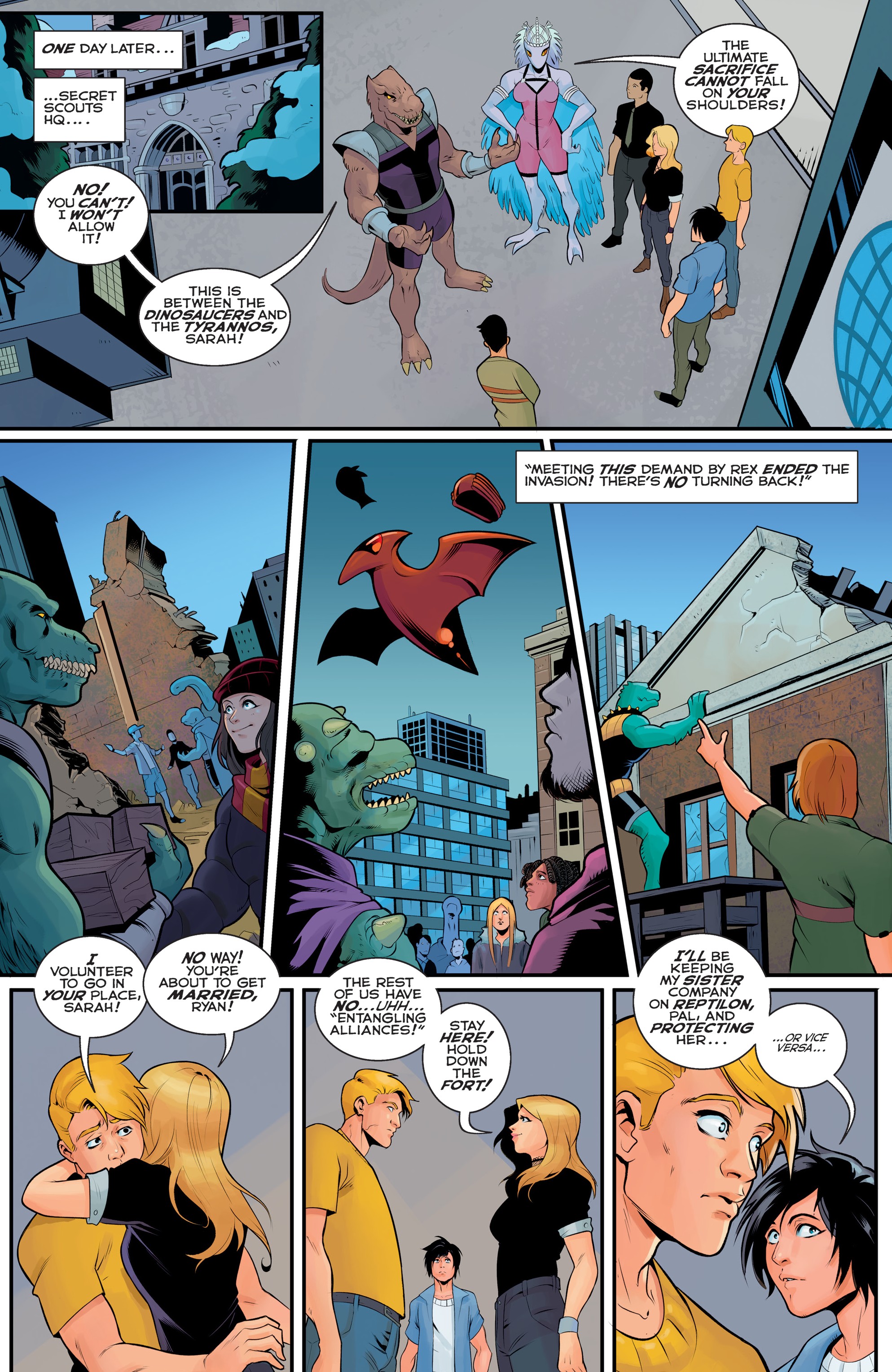 Read online Dinosaucers comic -  Issue #5 - 22