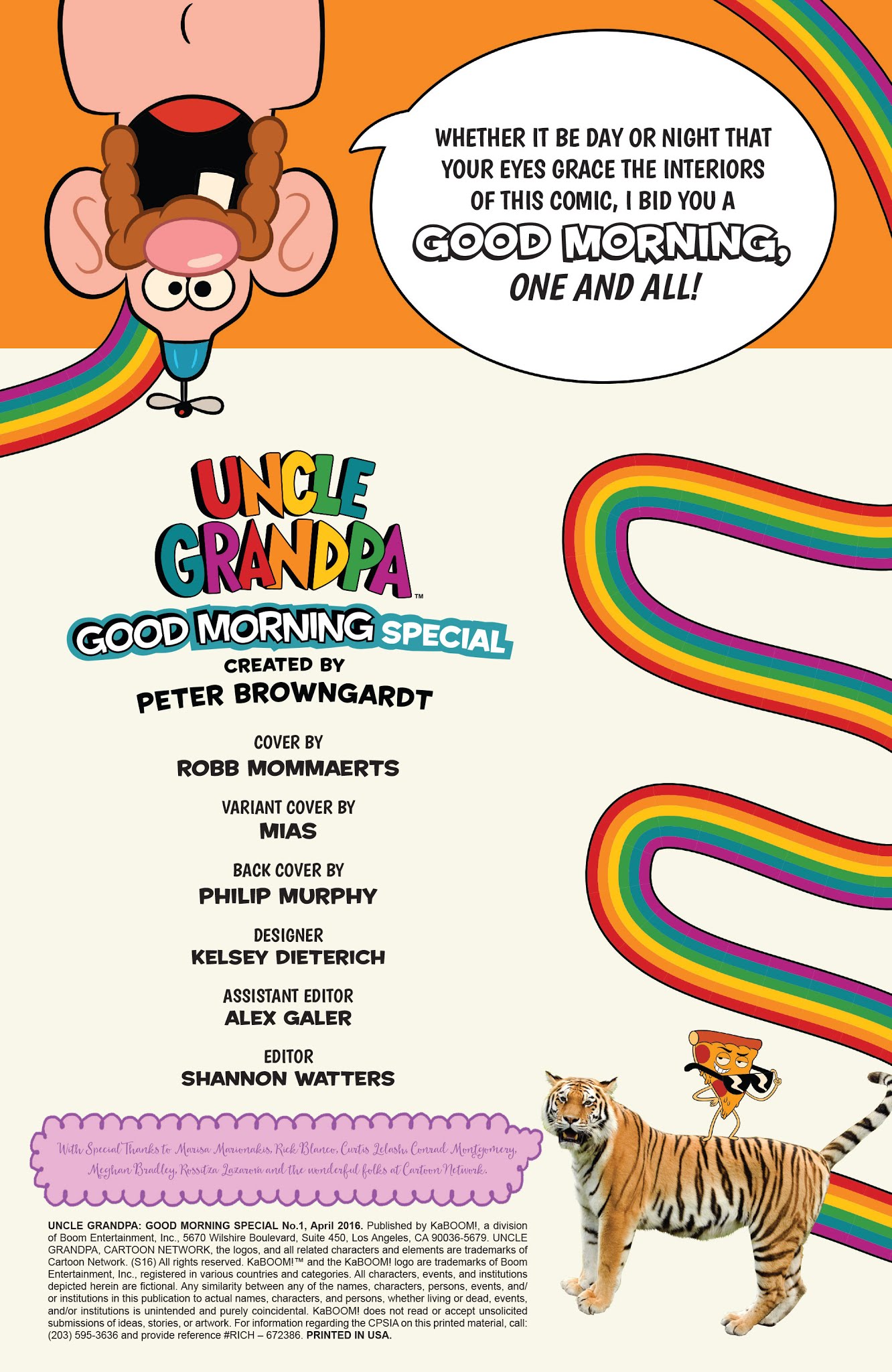 Read online Uncle Grandpa comic -  Issue # _Good Morning Special 1 - 2