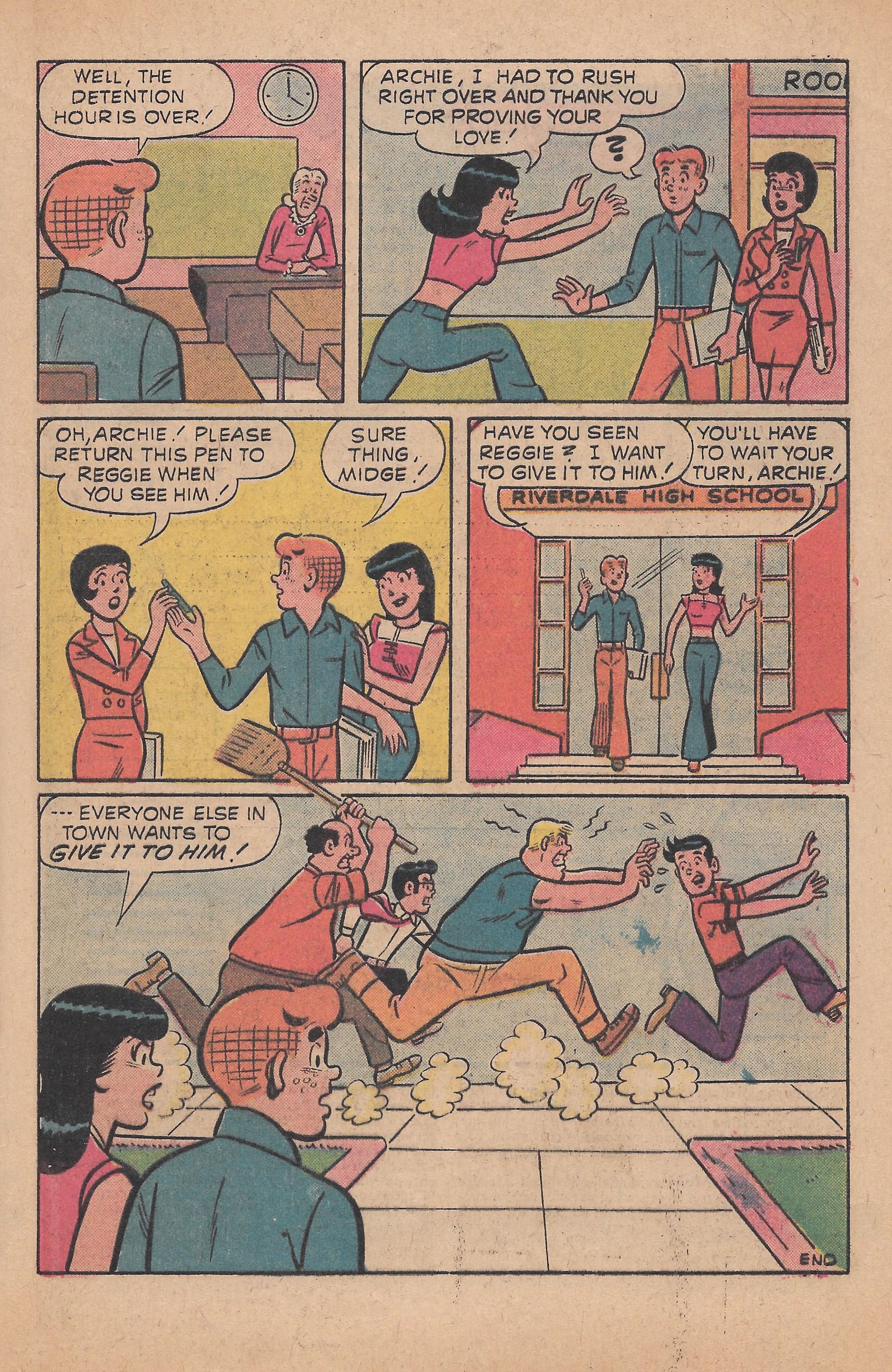 Read online Reggie and Me (1966) comic -  Issue #82 - 33