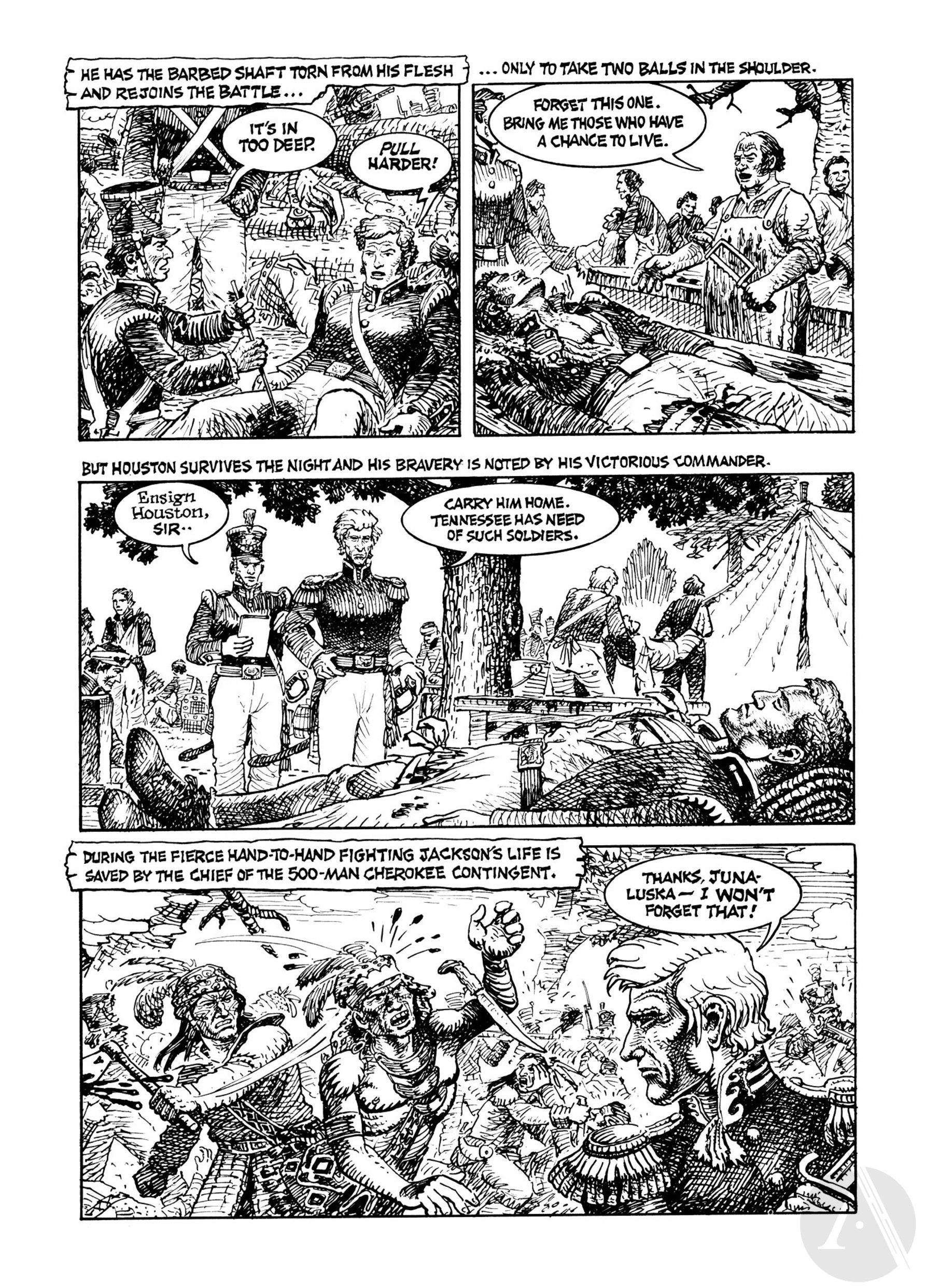 Read online Indian Lover: Sam Houston & the Cherokees comic -  Issue # TPB - 21