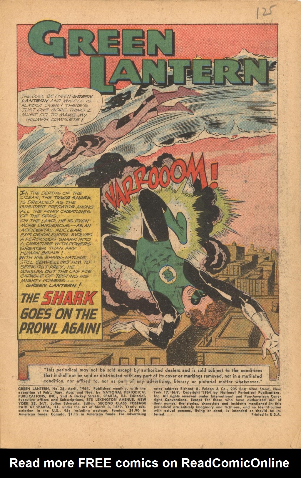 Read online Green Lantern (1960) comic -  Issue #28 - 3