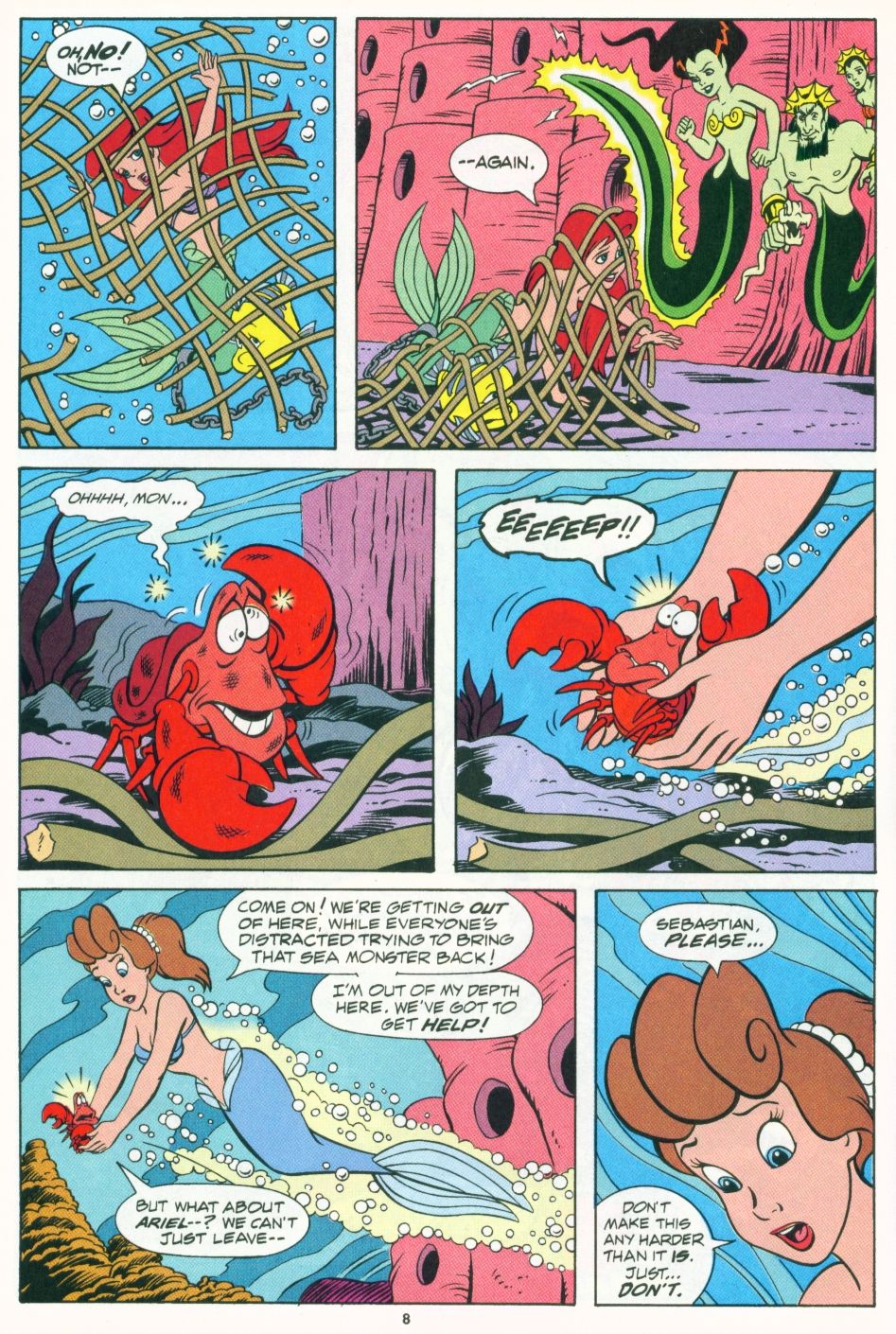 Read online Disney's The Little Mermaid Limited Series comic -  Issue #2 - 9